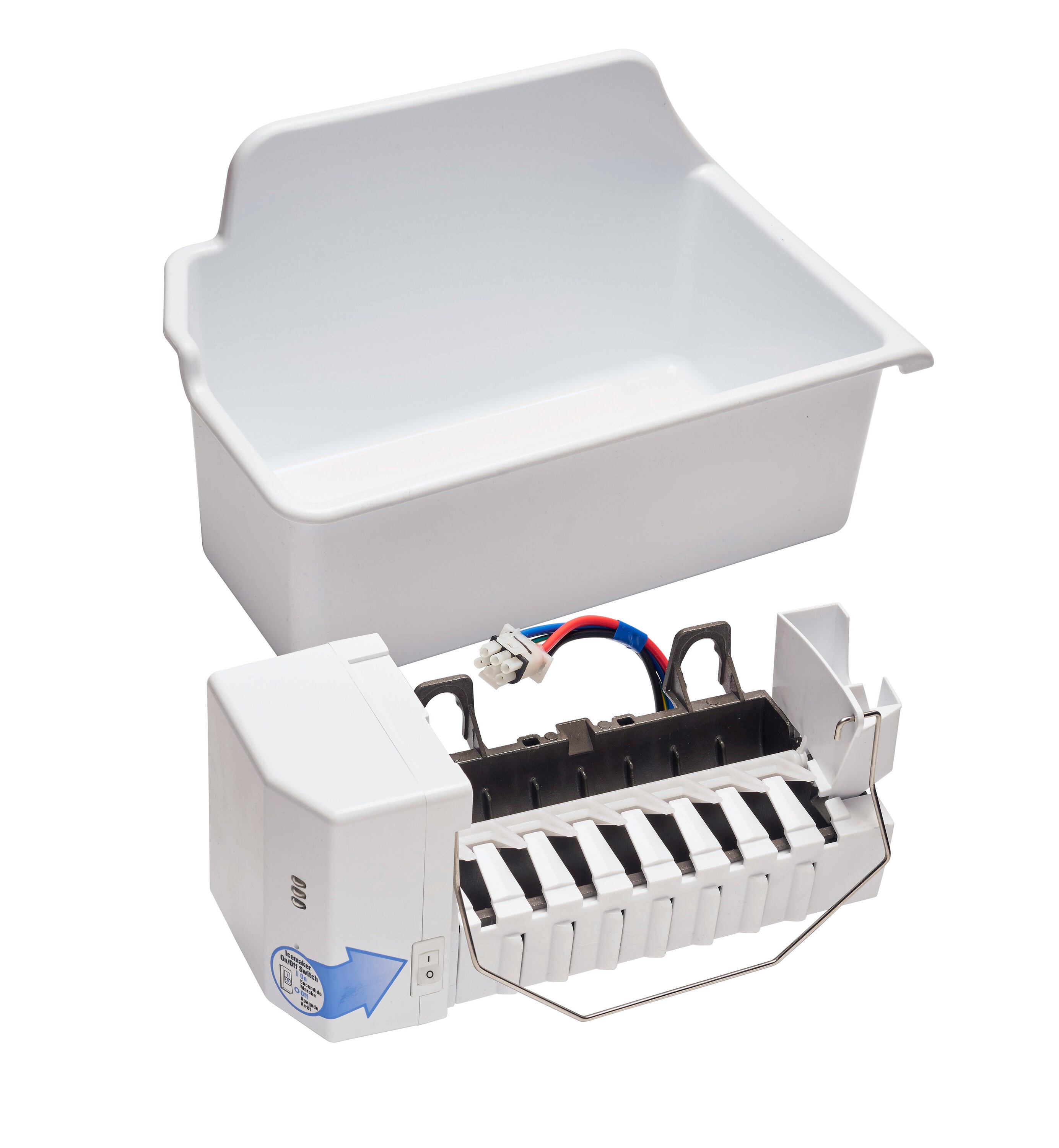 LG LK60C 2.2-lb Ice Per day Built-In Cubed Ice Maker (White)