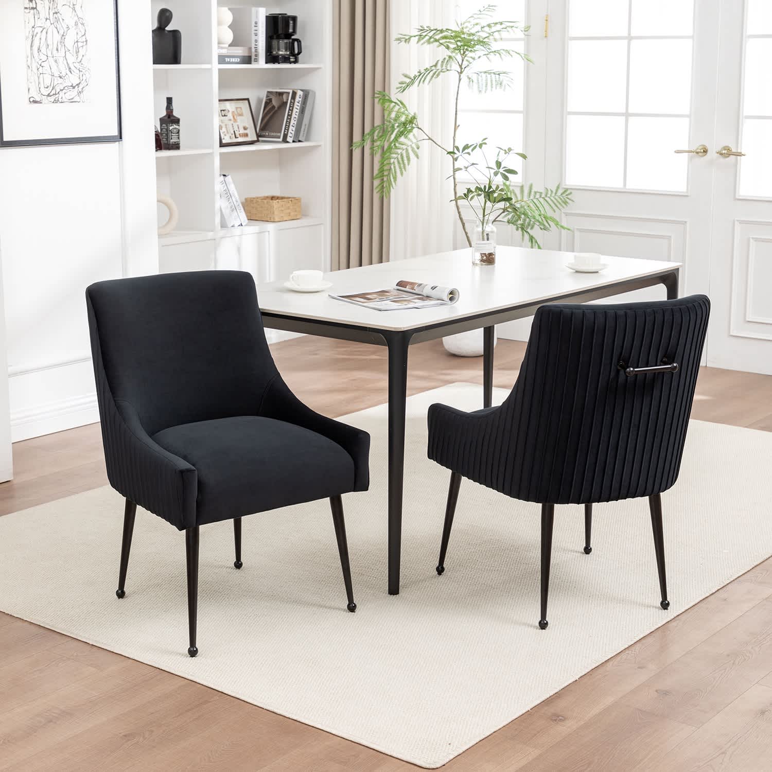 SEYNAR XY784-BLACK-S6 Dining-Chairs - View #3
