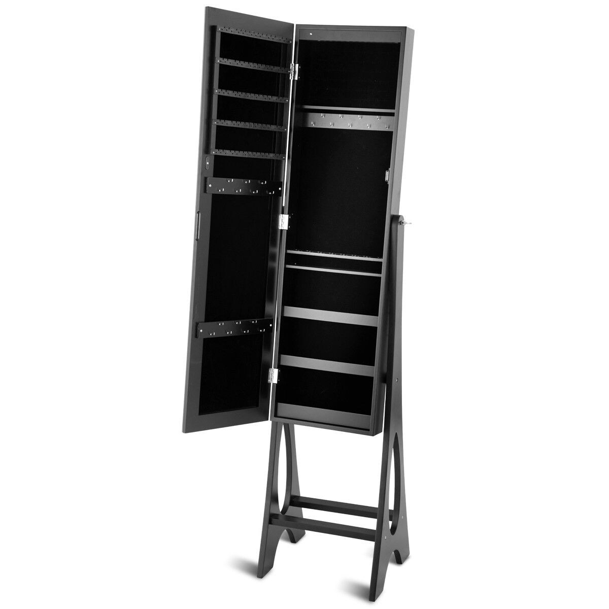 CASAINC WF-HW58536BK-LA Jewelry-Armoires - View #2