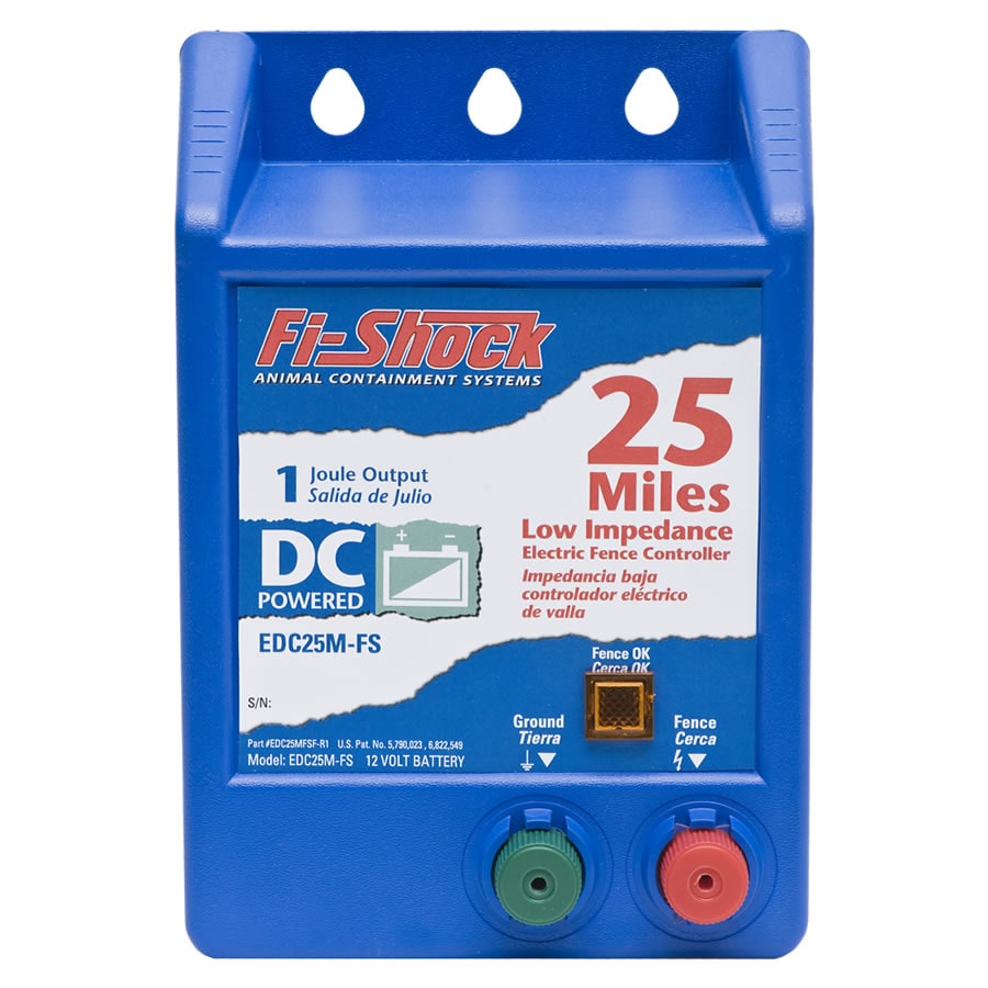 Fi-Shock EDC25M-FS 25-Mile Battery Electric Fence Charger