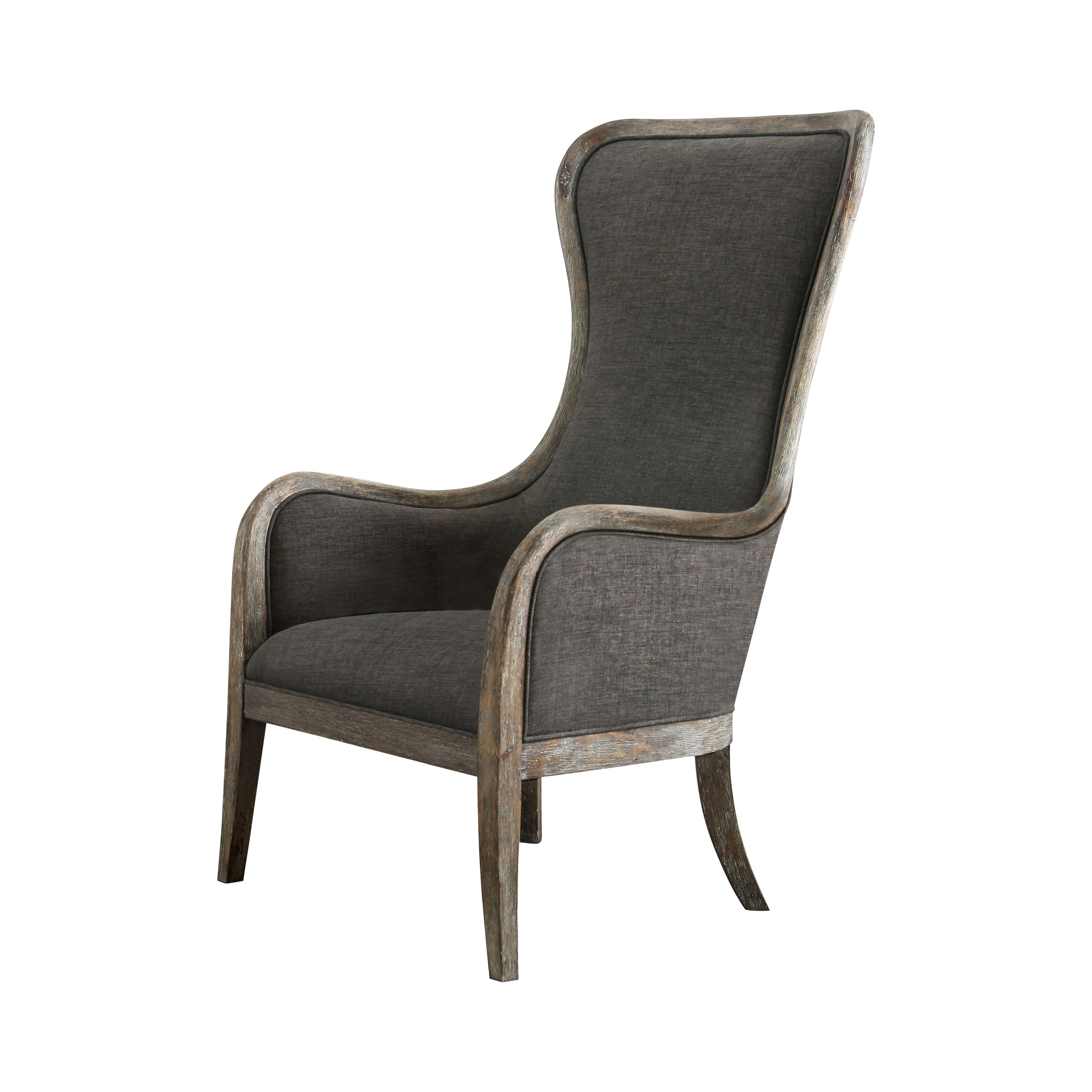 Furniture of America Slavitt Vintage Gray Accent Chair in the