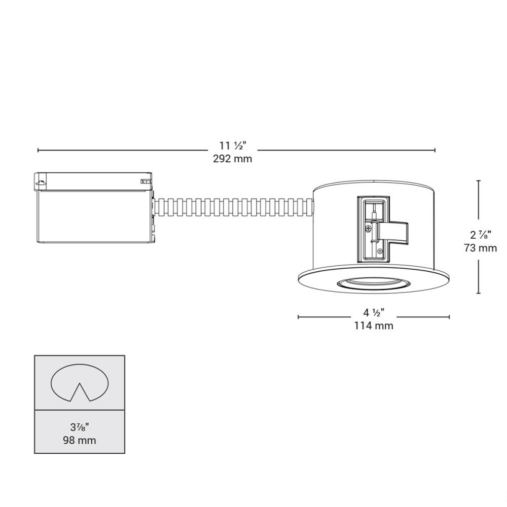BAZZ 320ATL7W Recessed-Kits - View #4