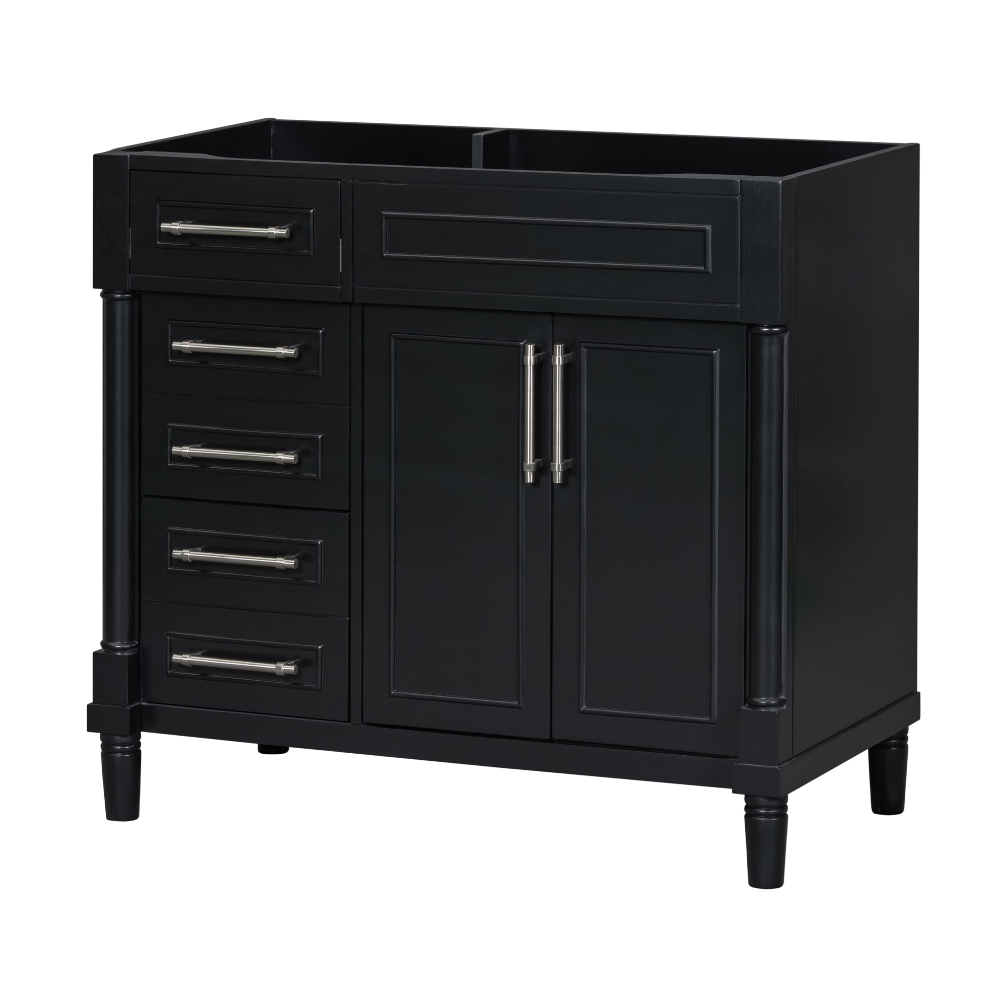 LOVMOR SF-M-WF322109AAB 36InchInchBathroom Vanity without Sink Freestanding Bathroom Storage Cabinet