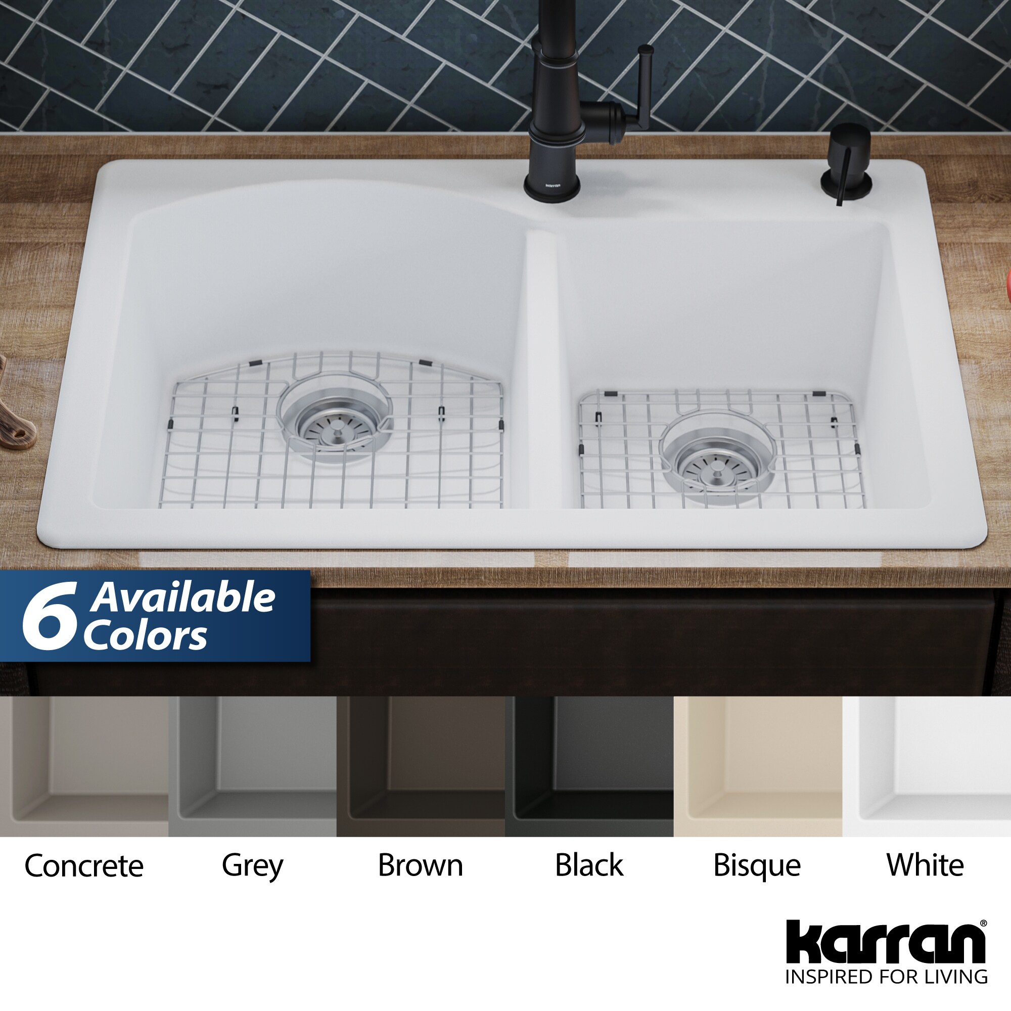 Karran QT-610-WH-PK1 Kitchen-Sinks - View #11