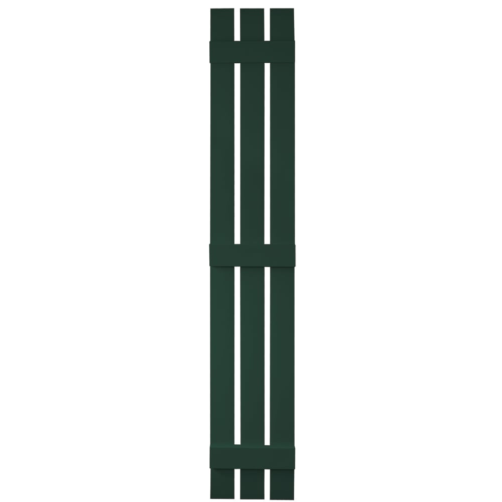 Vantage V5371280122 11.875-in W x 78.625-in H Midnight Green Spaced Exterior Shutters
