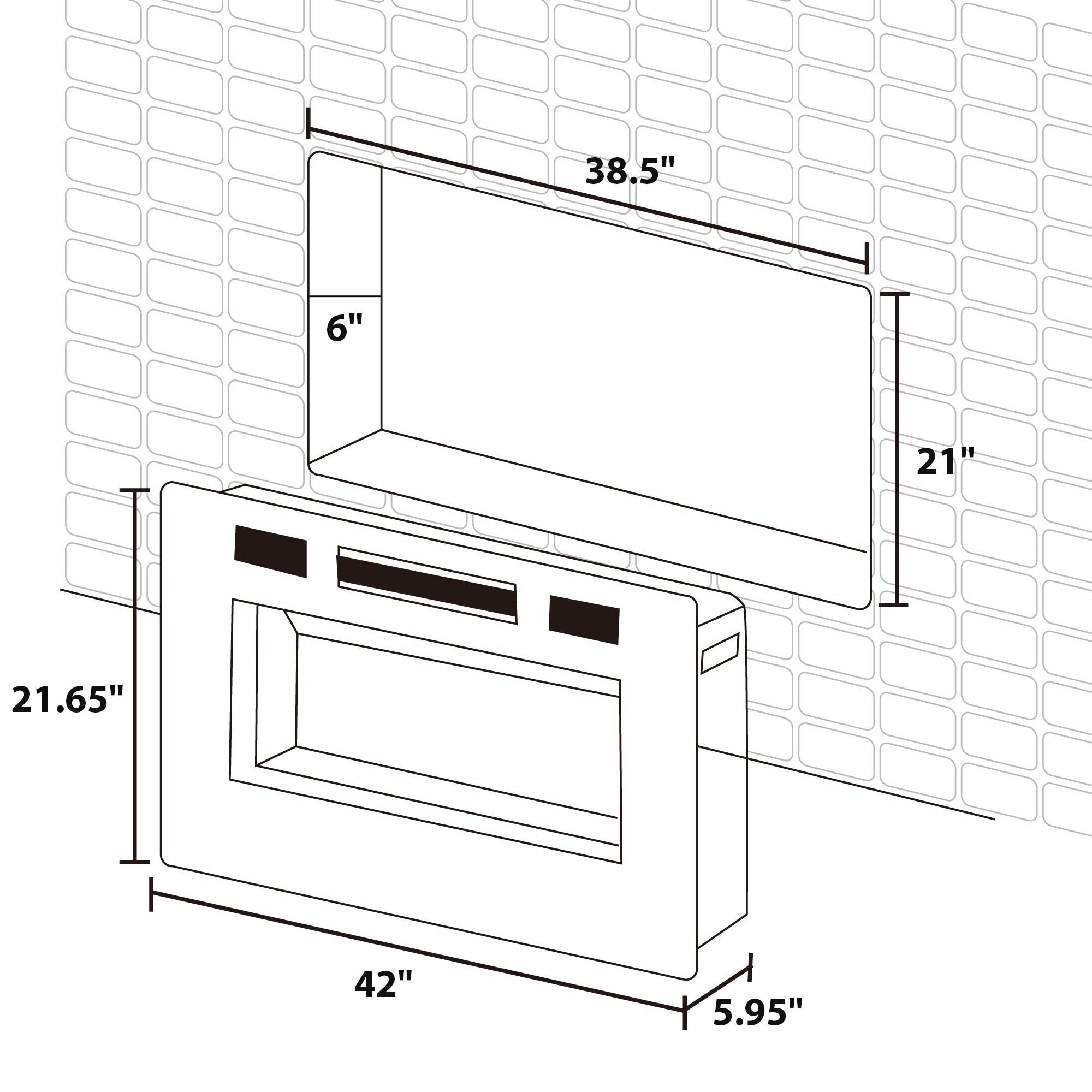CASAINC TR-83242IN Electric-Fireplaces - View #17