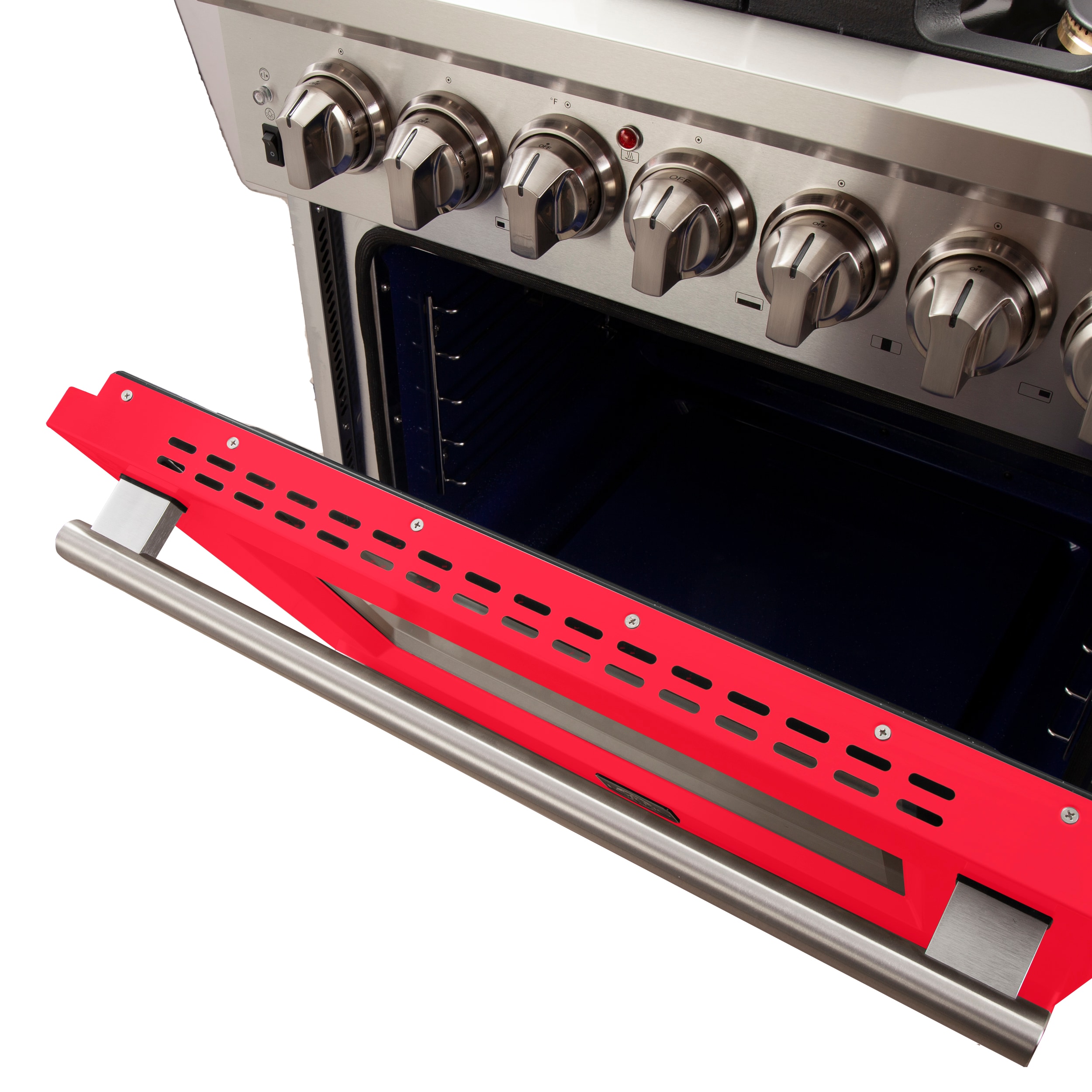 FORNO FFSGS6260-30RED Freestanding-Gas-Ranges - View #3