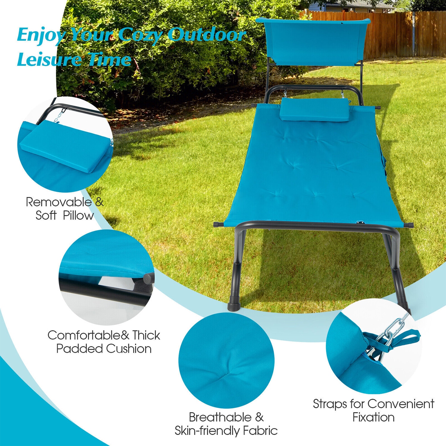 WELLFOR TDZ10404NY Patio-Chairs - View #2