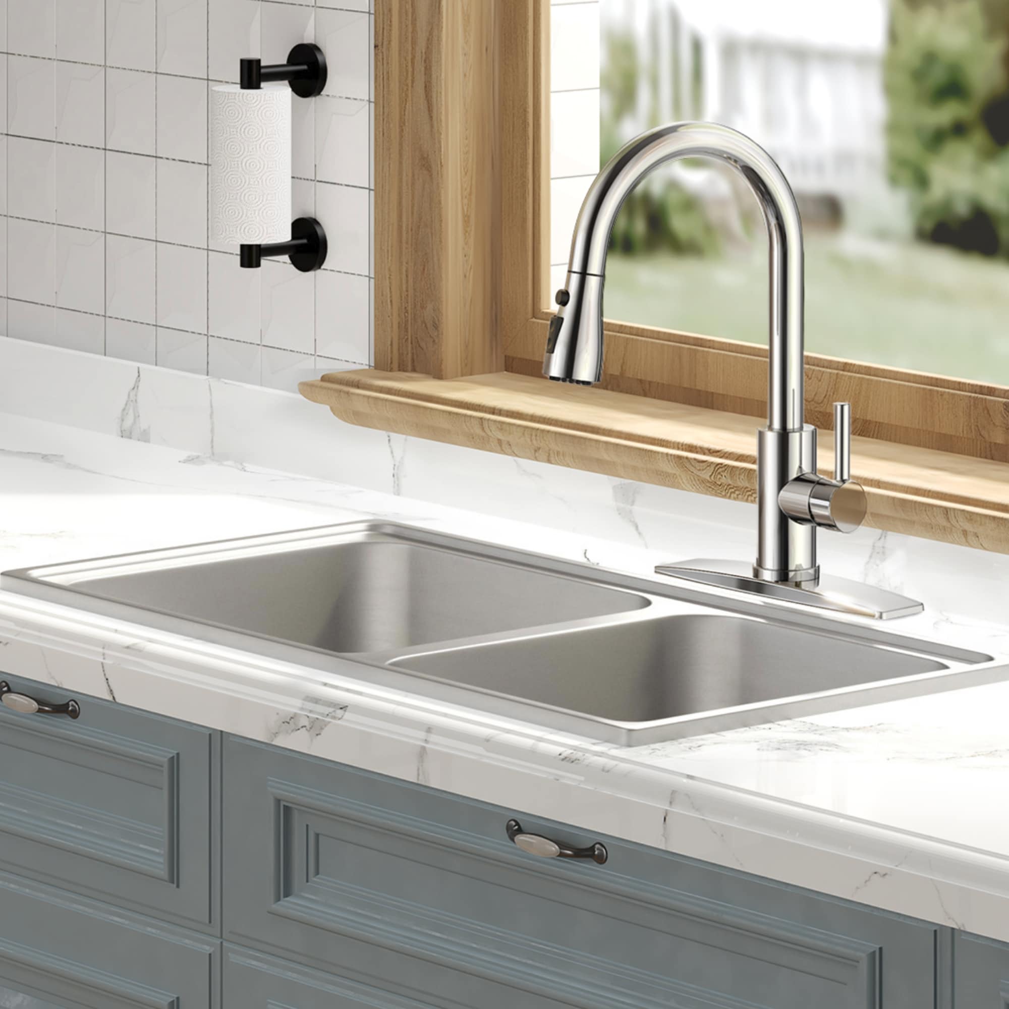 FORIOUS LL003HC Kitchen-Faucets - View #2