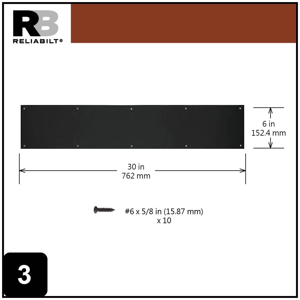 RELIABILT 32303PKDLG Entry-Door-Kick-Plates - View #4