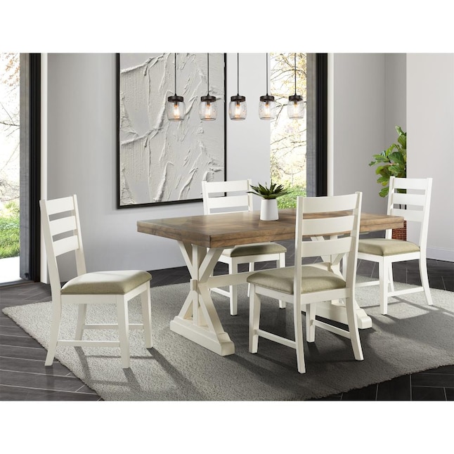 Picket House Furnishings Barrett, Natural Dining Table And Chairs