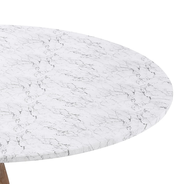 White Marble Table Cover, Round Vinyl Table Top Covers