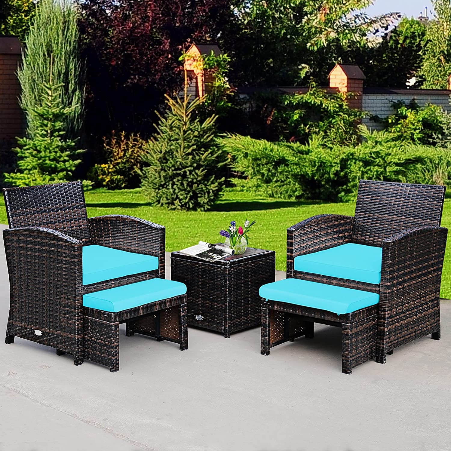 Forclover HYFC-8178RE Patio-Conversation-Sets - View #4