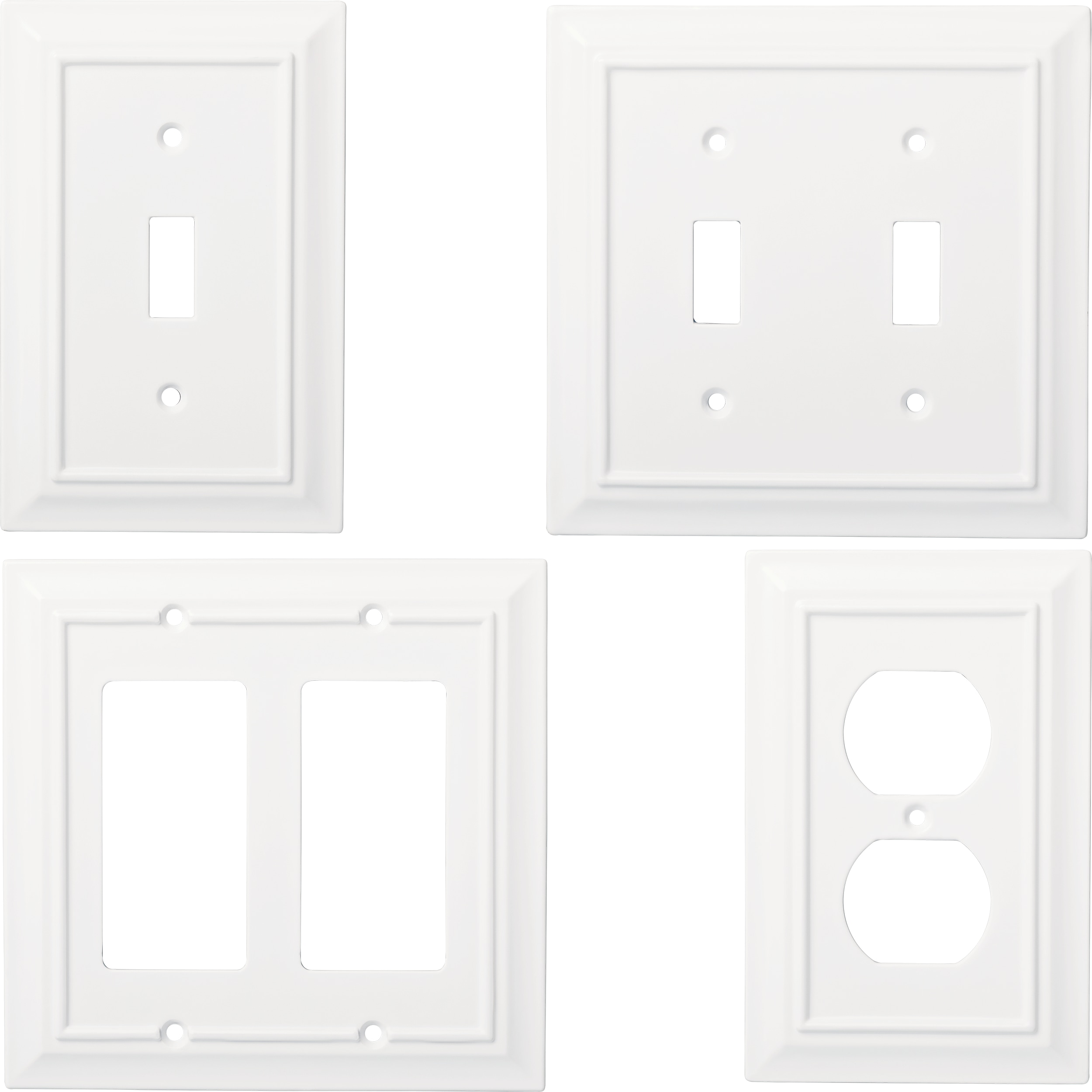 allen + roth W31557-PW-UC Electrical-Wall-Plates - View #5