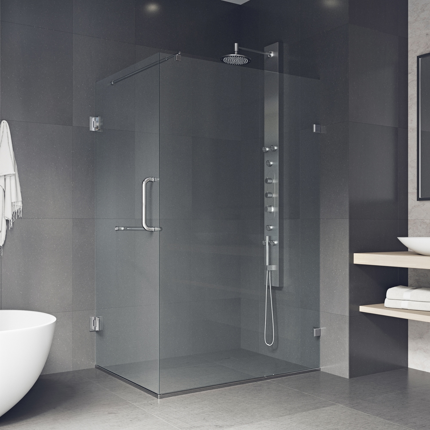 VIGO VG6012CHCL36 Shower-Doors - View #4