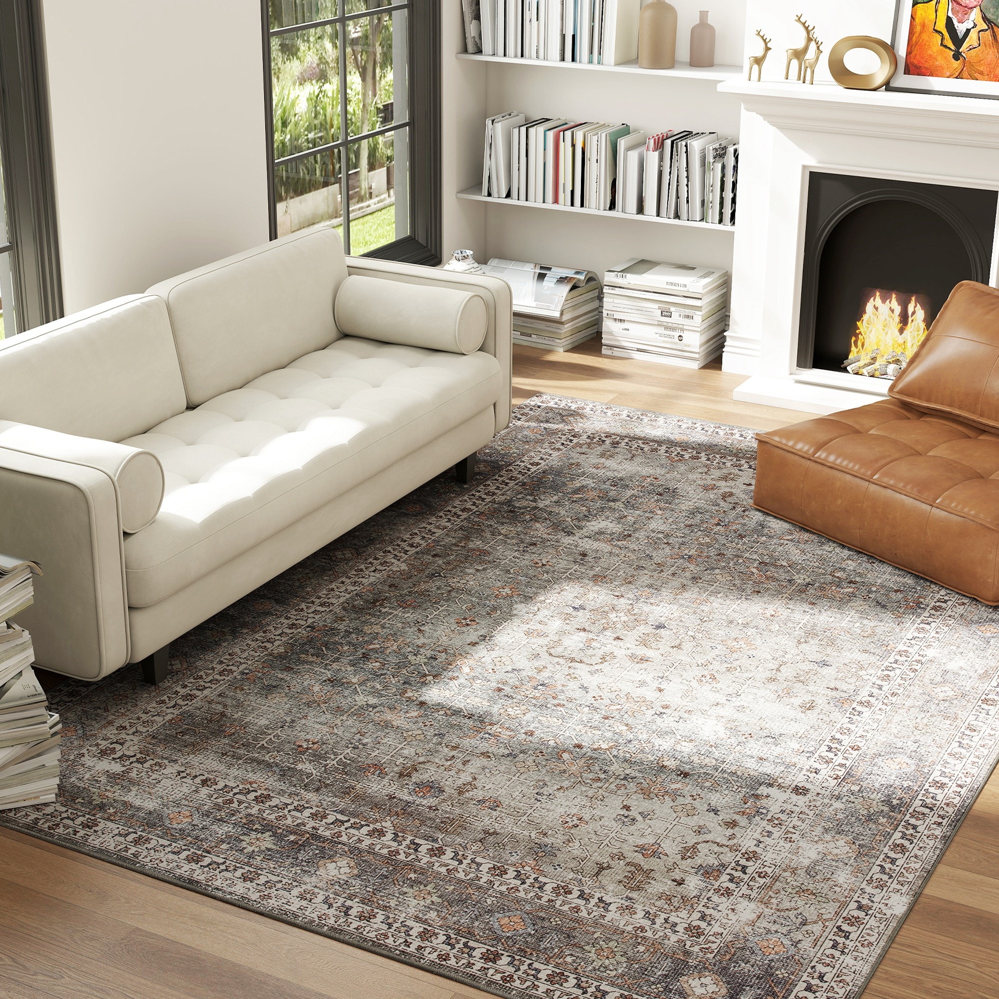 HomCom 83C-050V02BU rugs - View #2