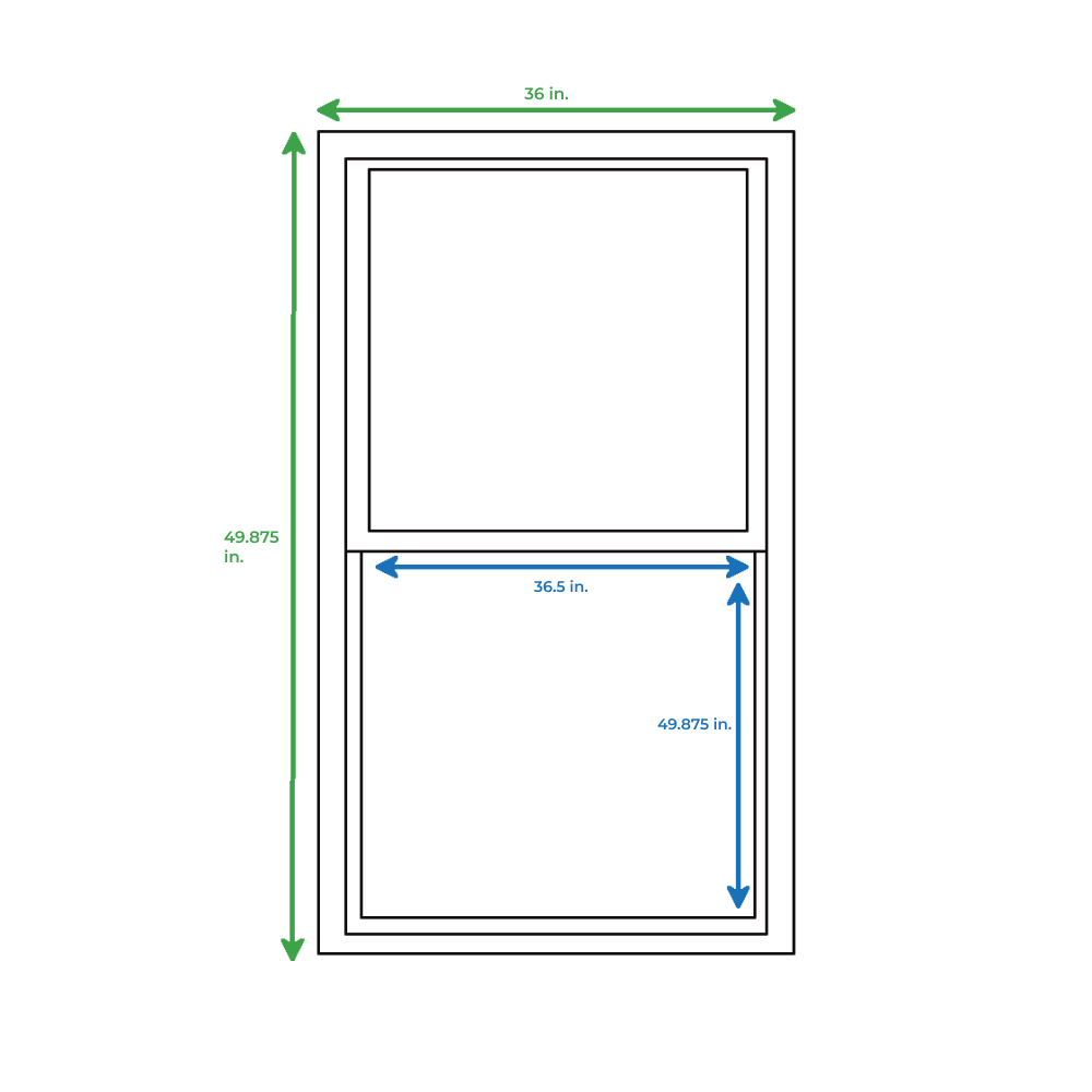 RELIABILT FASHW3649IMP Single-Hung-Windows - View #4