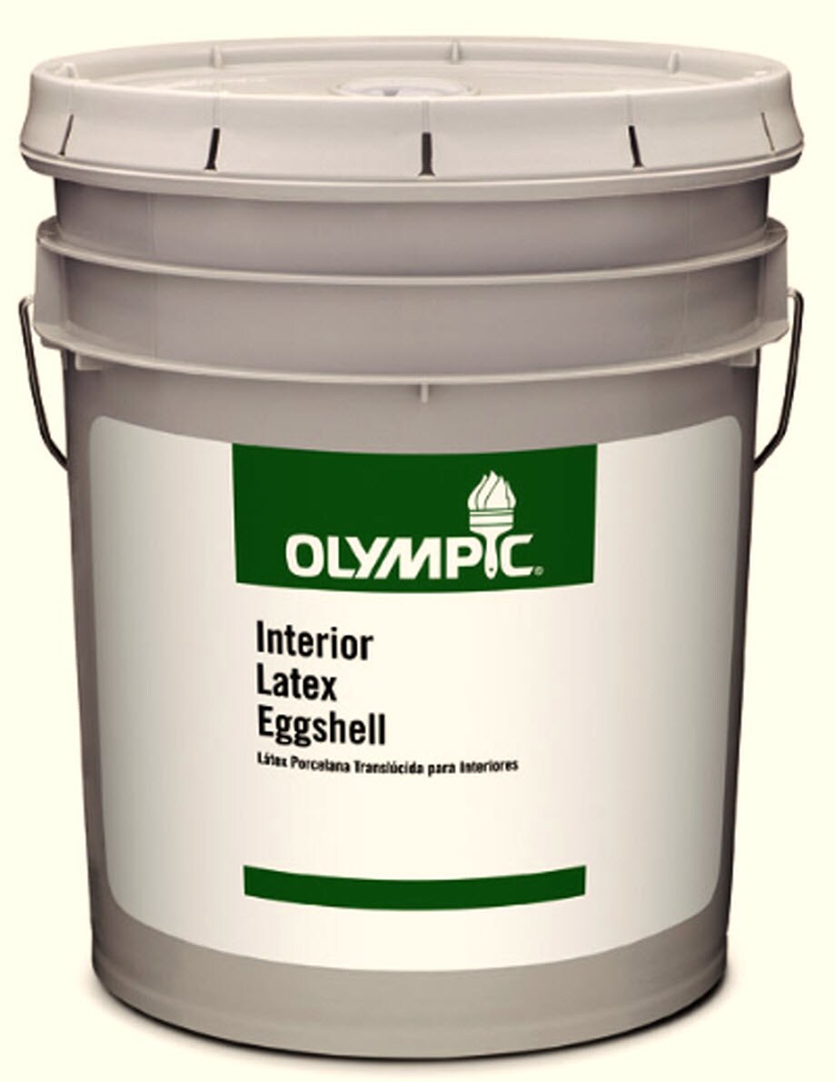 Olympic 76413A05 Eggshell Clear Tintable Latex Interior Paint (5-Gallon)
