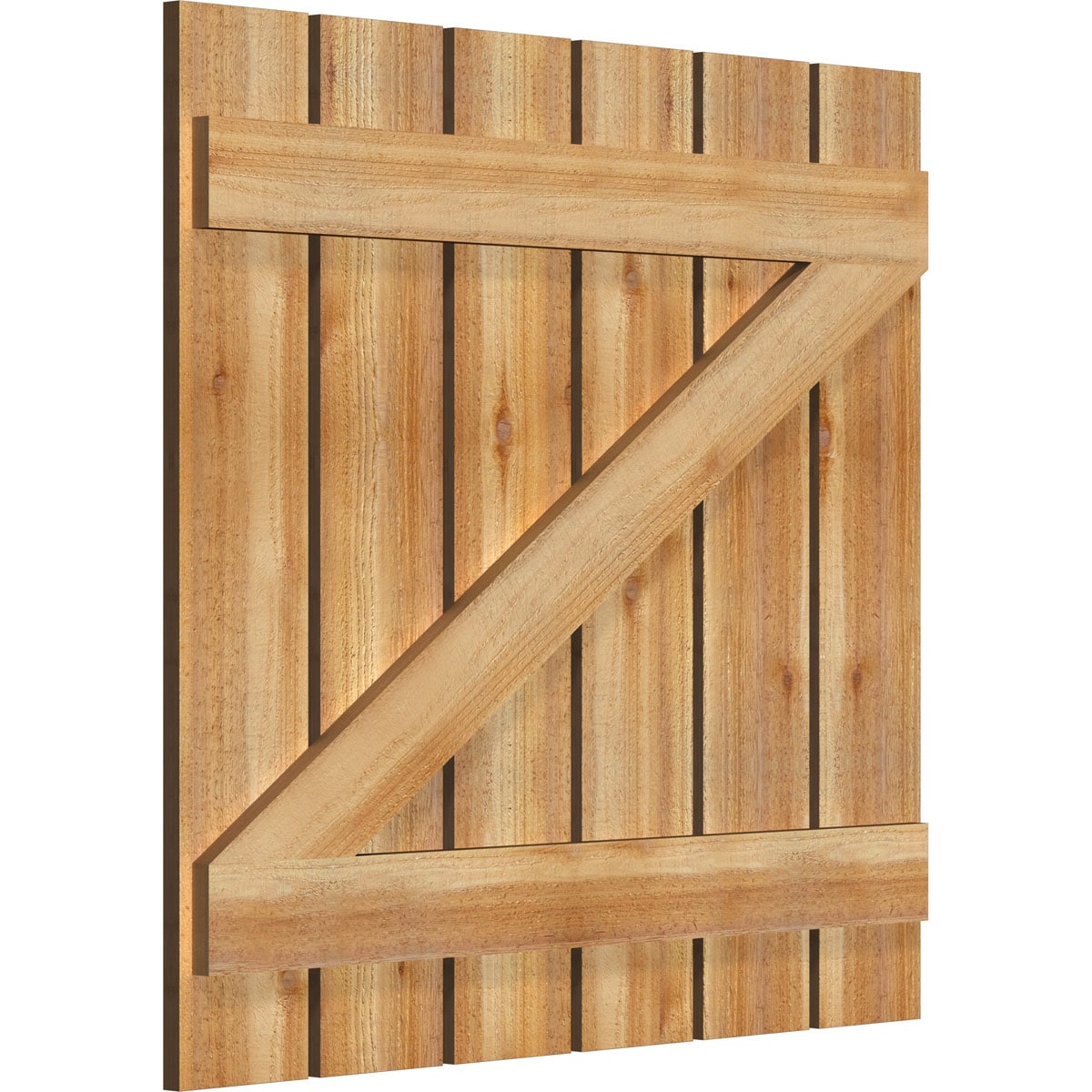 Ekena Millwork RBS06Z35X033RWR Exterior-Shutters - View #2