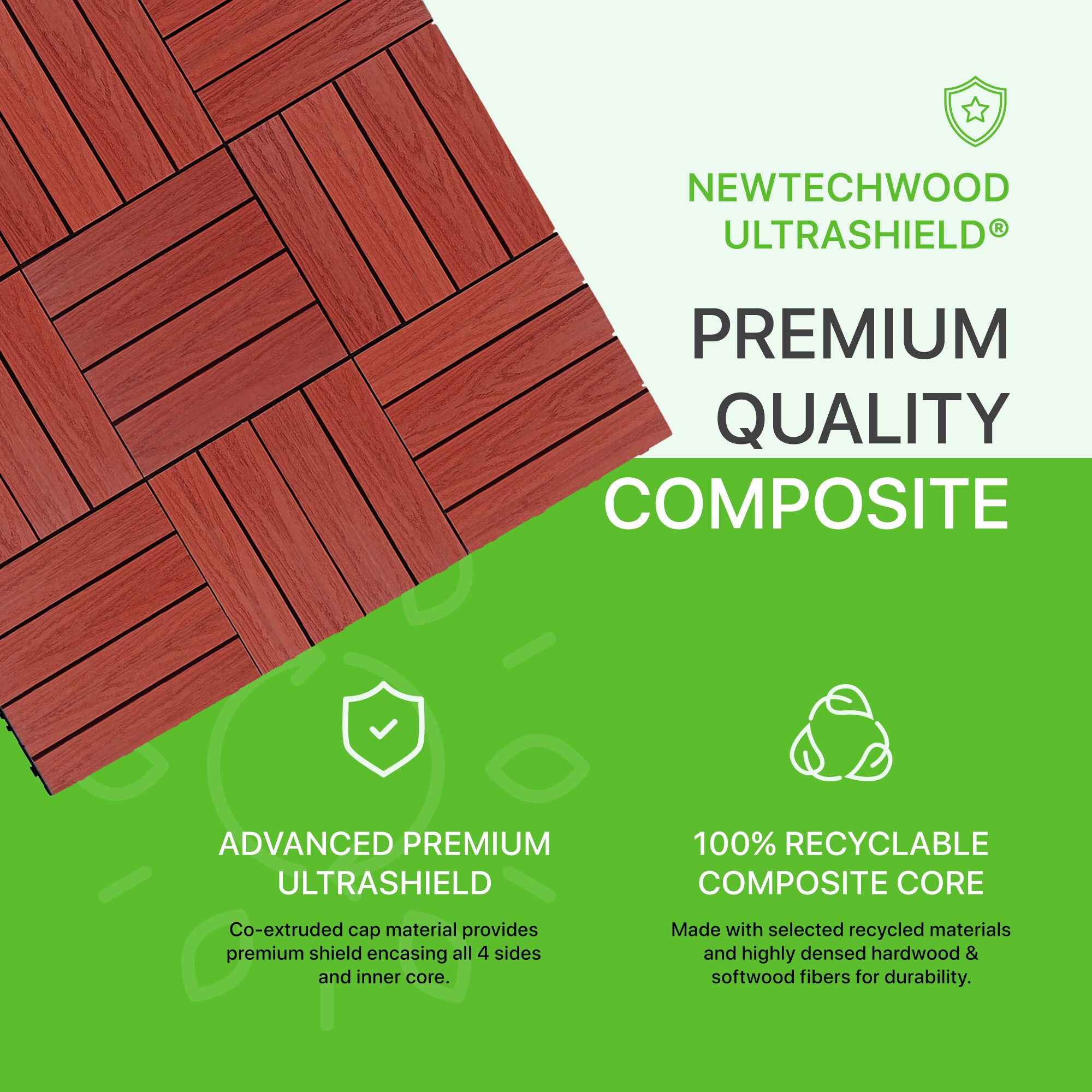 NewTechWood US-QD-ZX-SR Deck-Tiles - View #4