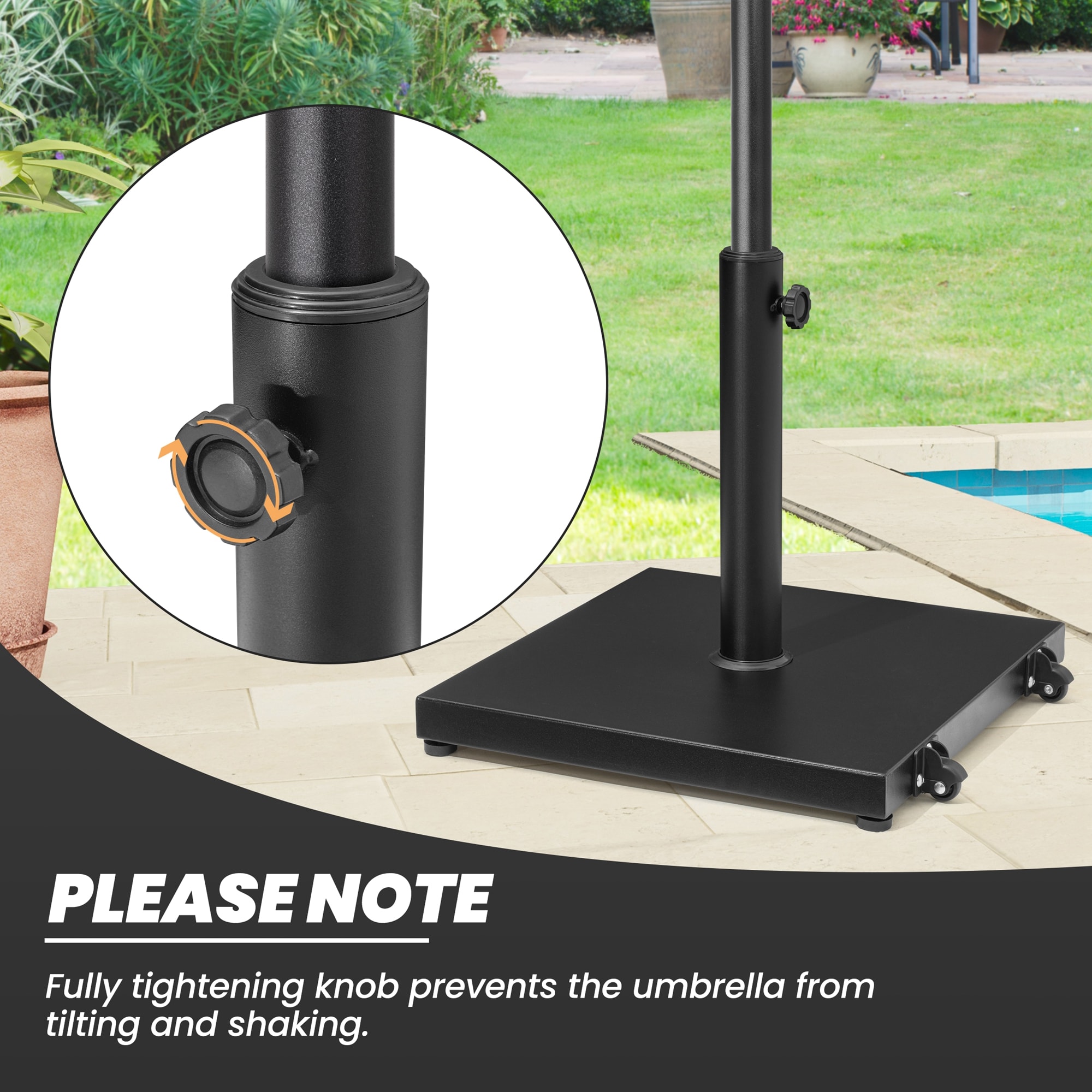 Crestlive Products CL-UB026BLK Umbrella-Bases - View #8