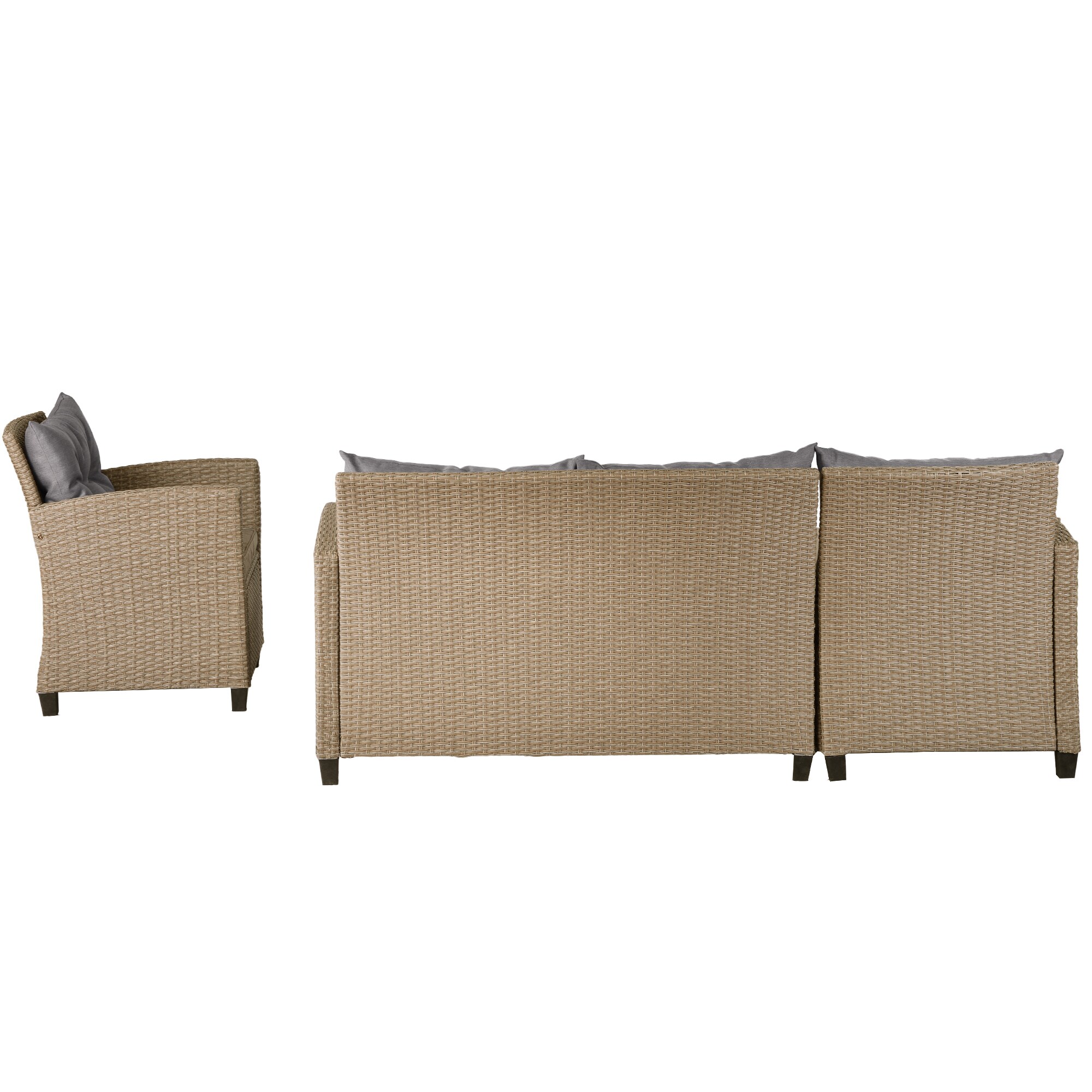 Direct Wicker DWS-112E-BEBR Patio-Conversation-Sets - View #12