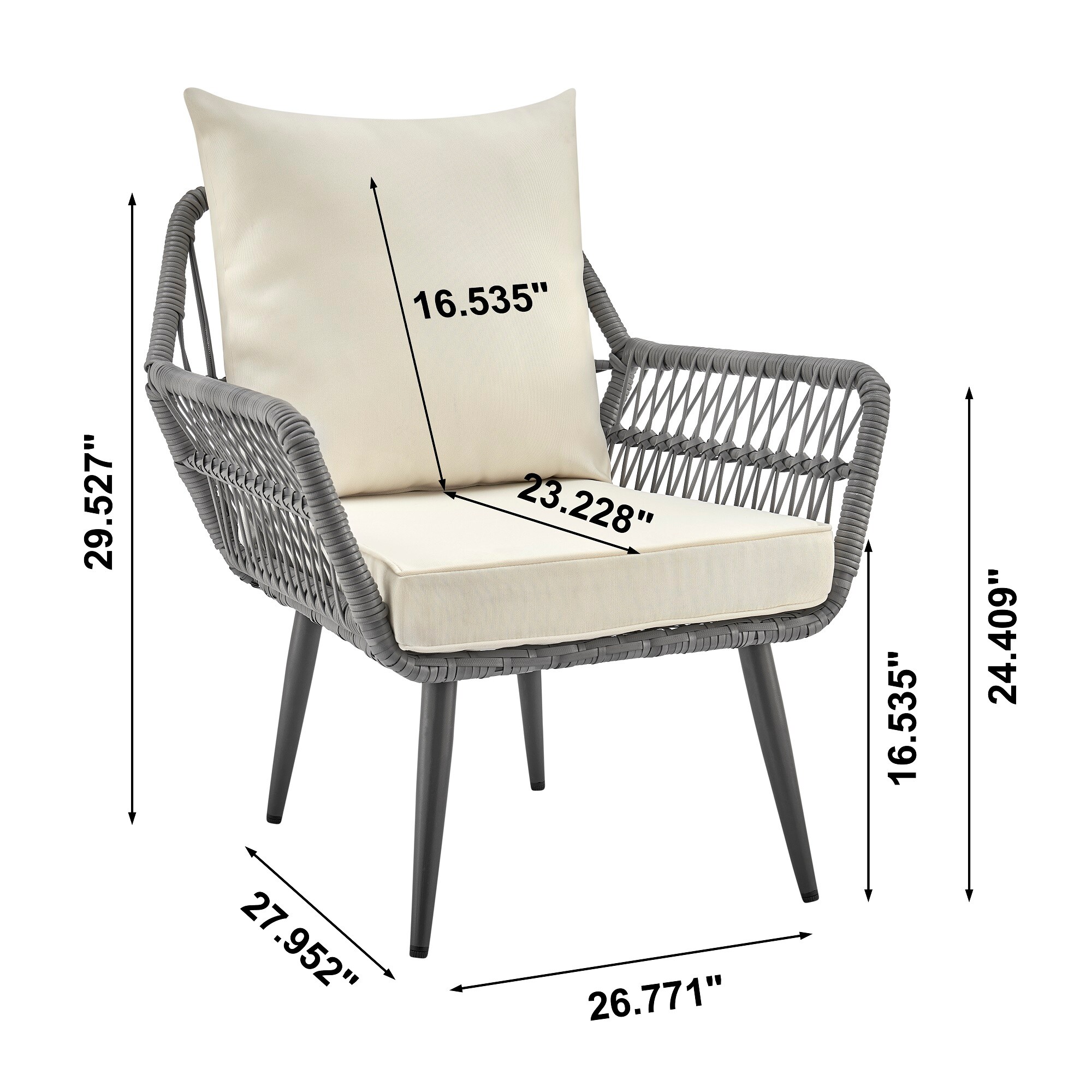 Manhattan Comfort OD-CV016-CR Patio-Conversation-Sets - View #4