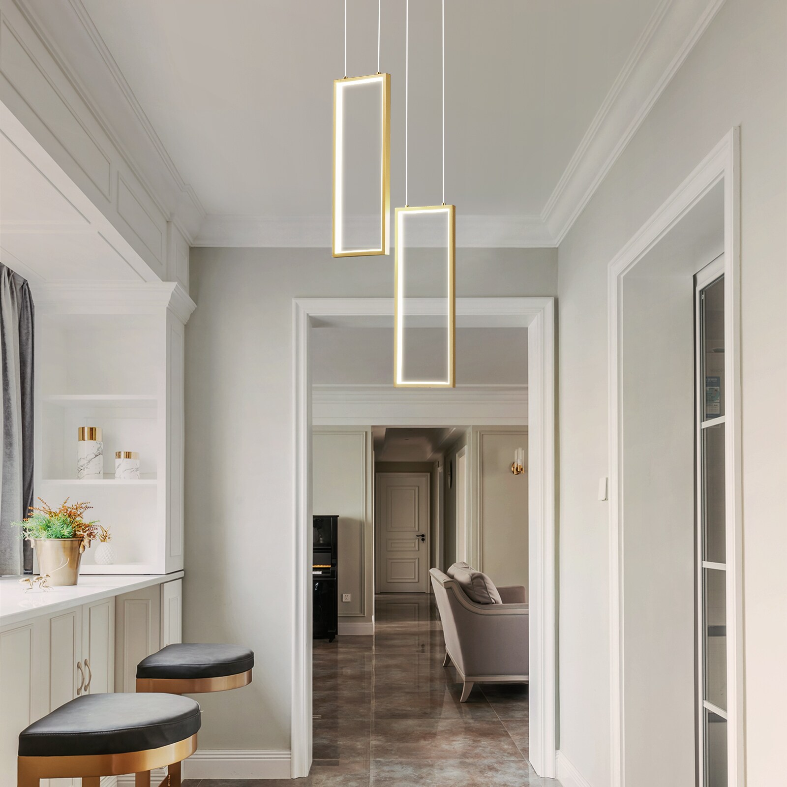 ZHLLMQ JP-205-2C-GOLD Pendant-Lights - View #5