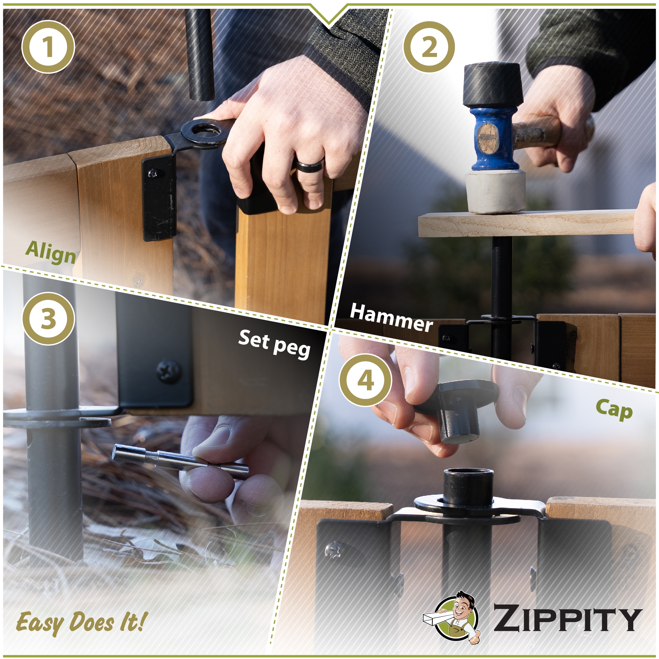 Zippity Outdoor Products ZP19075 Wood-Fence-Panels - View #7