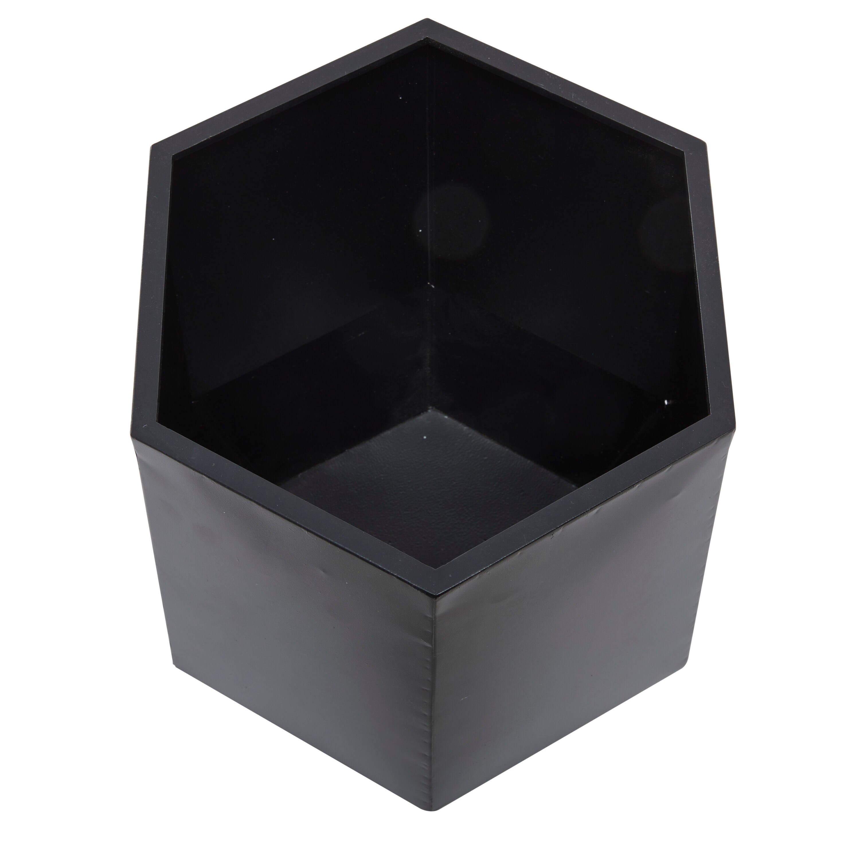 Extra Large Black Iron Round Modern Planter