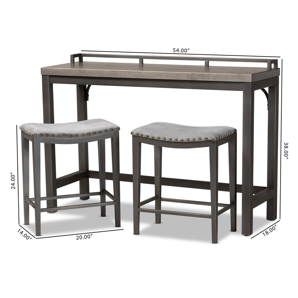 Baxton Studio 159-9843-LW Dining-Sets - View #6