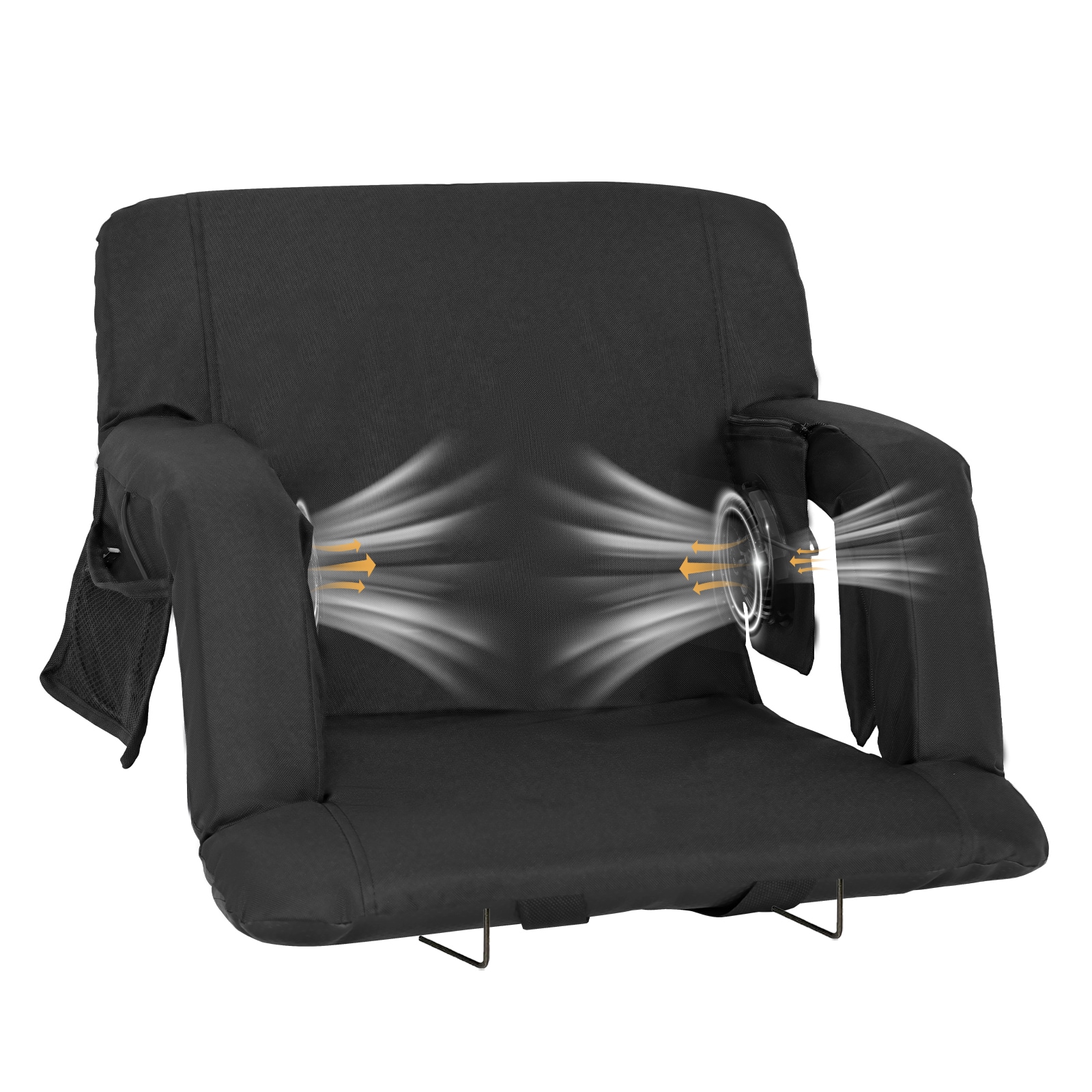 Esazn KTY-N-6S-LYU 25 x 15.7 Polyester Bleacher seat