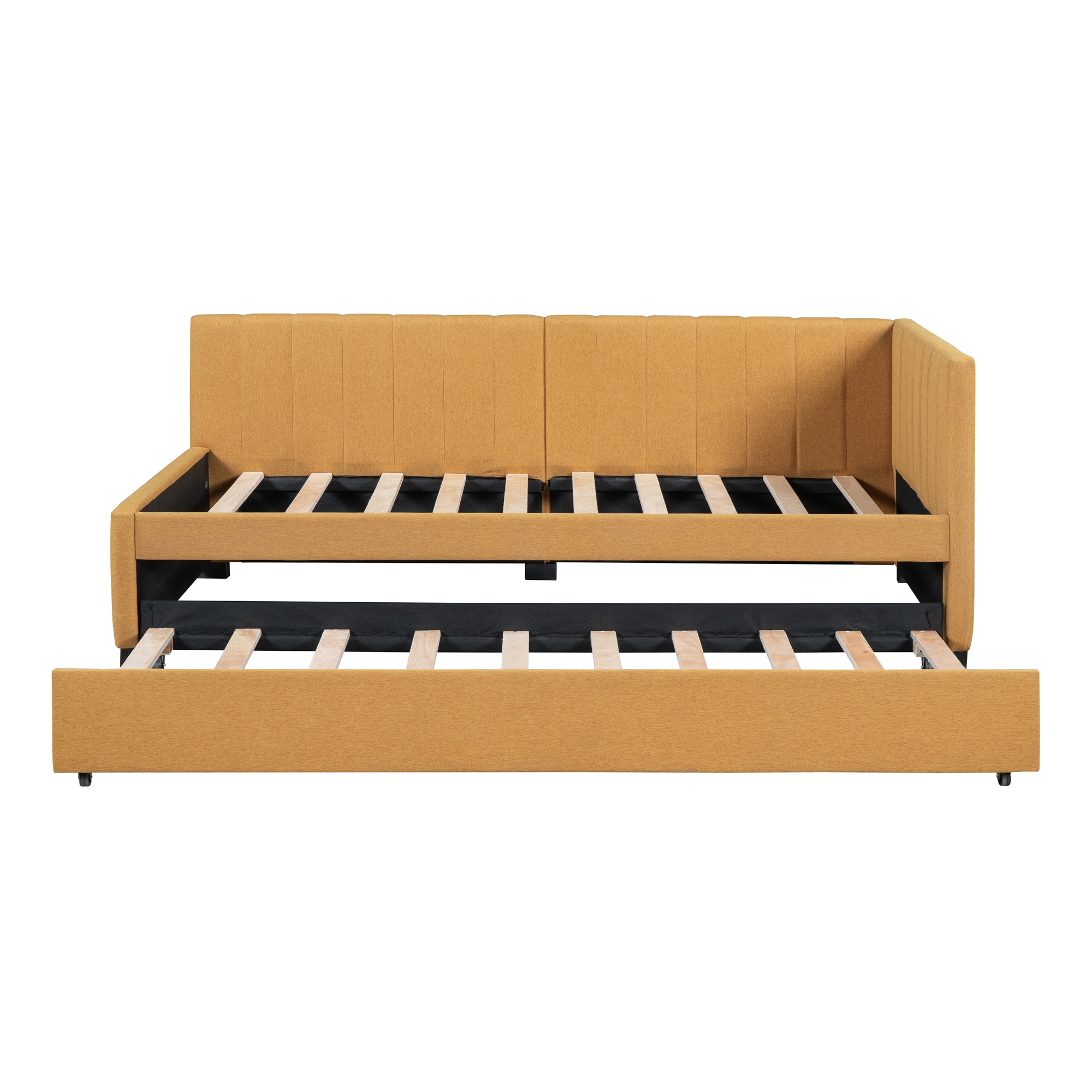 Nestfair RE66719L Yellow Twin Wood Daybed Bed
