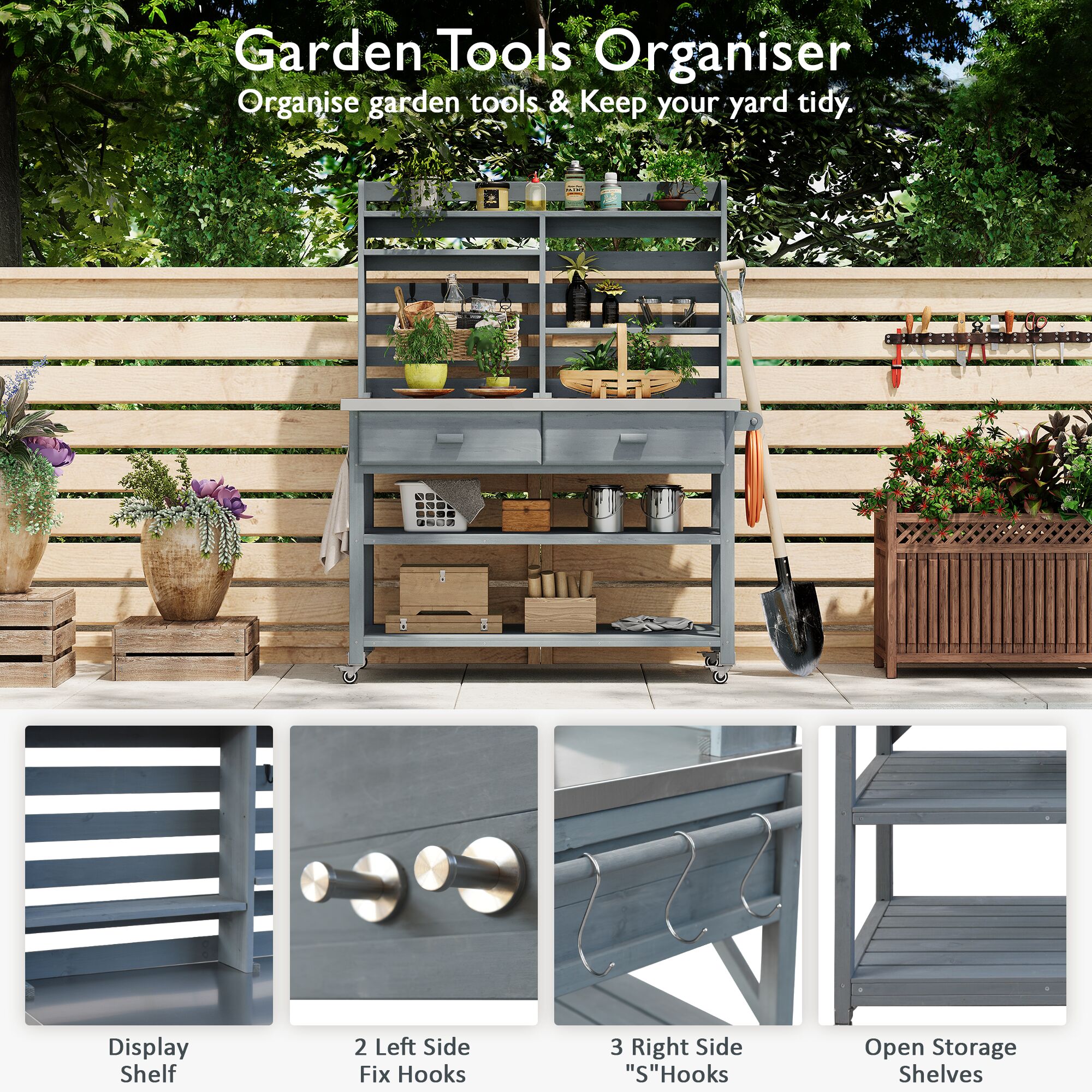 LOVMOR SF-W-N707P228274G Potting-Benches - View #10