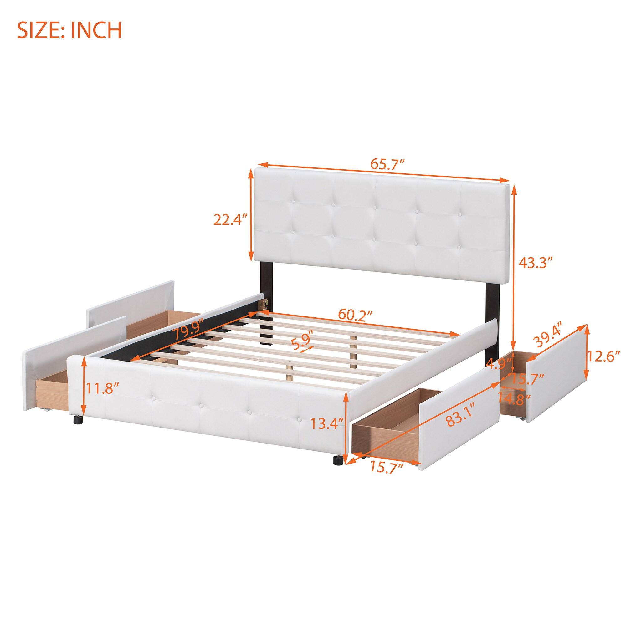 JIMSMAISON JMLFFB221W beds - View #7