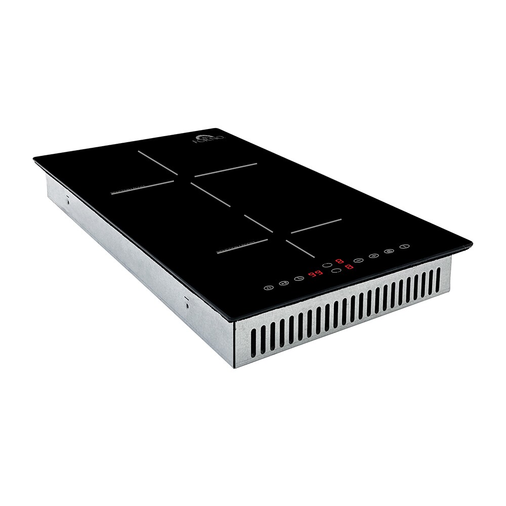 FORNO Alta Qualita Parco 12-in 2 Burners Black Induction Cooktop ...