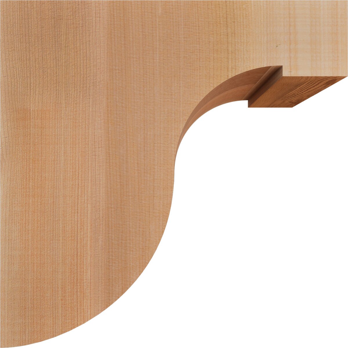 Ekena Millwork COR06X12X12DEL00SWR corbels - View #3