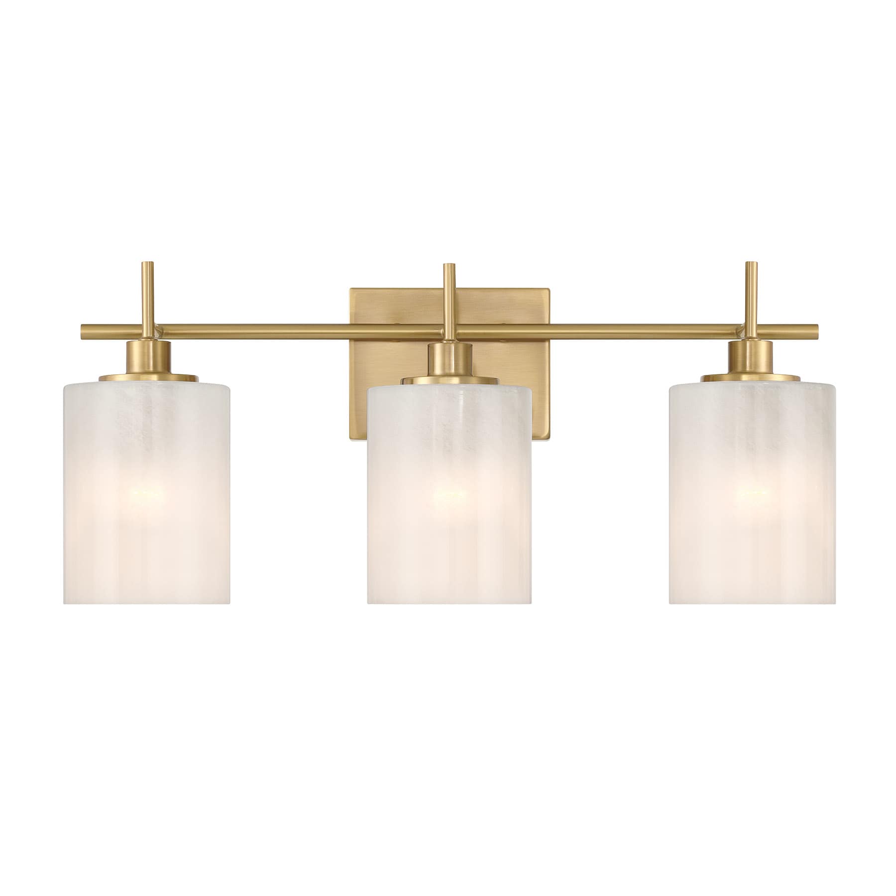 Meridian Lite Trends M80084NB Meridian 22-in 3 -Light Antique Brass Modern/contemporary Vanity light