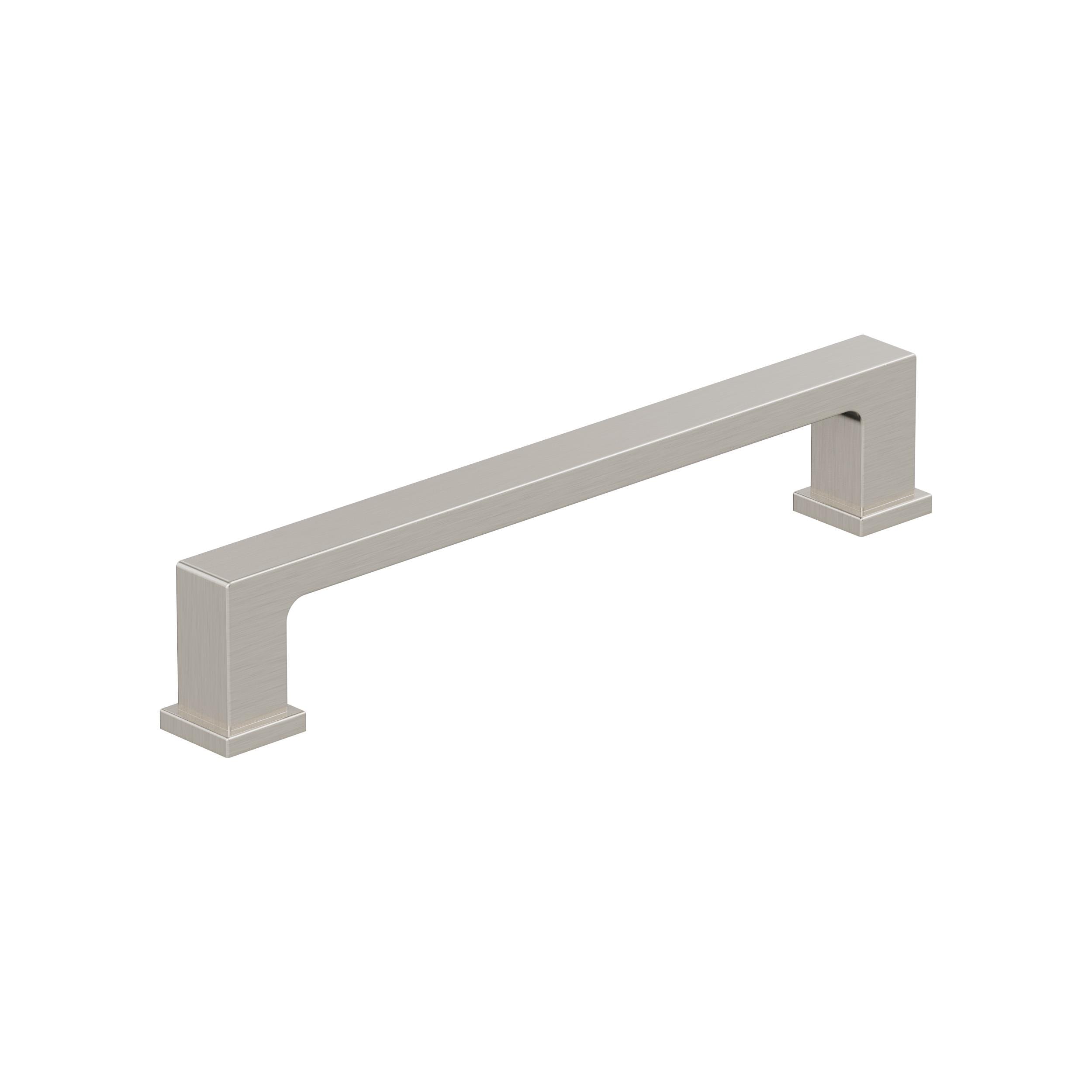 Amerock 25VMP37032G10 Bridgeport 5-1/16-in , 128mm Center to Center Satin Nickel Rectangular Bar 25 -Pack