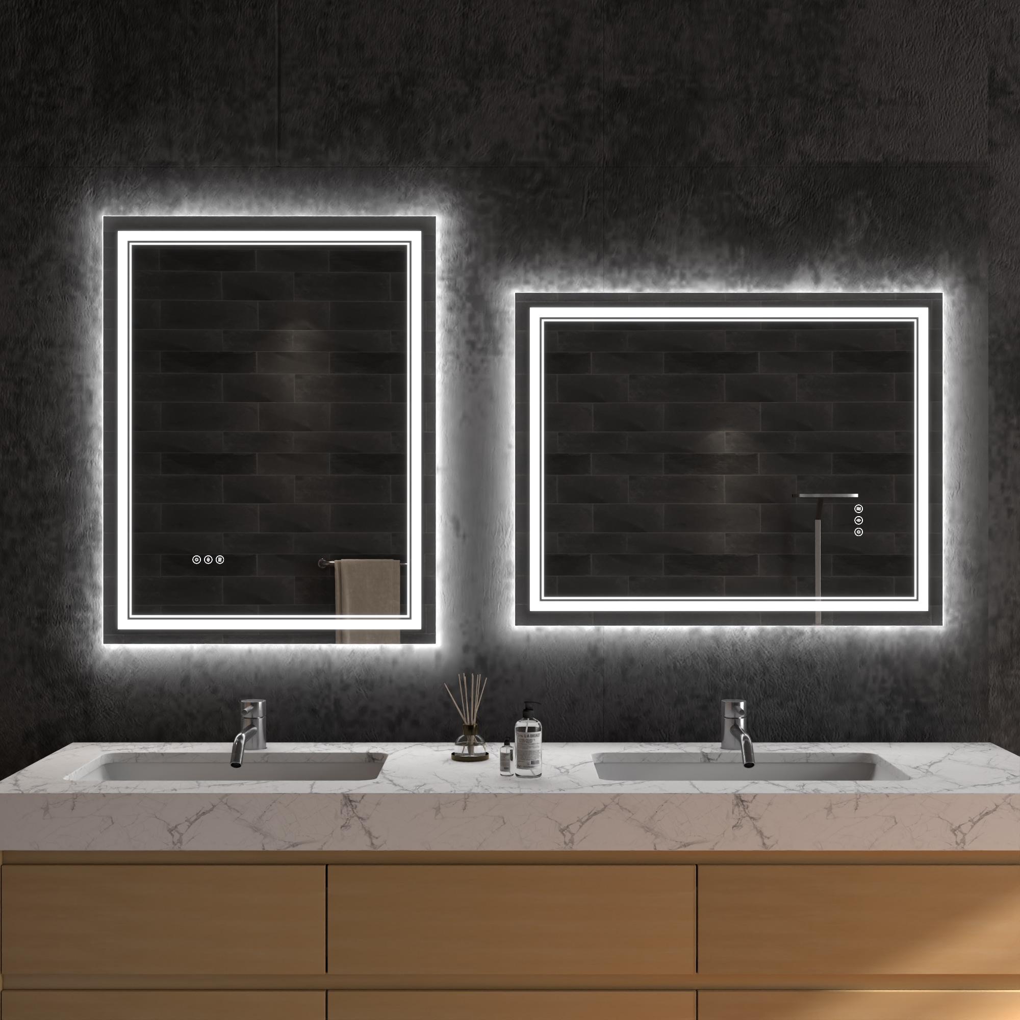 ExBrite FXBM3026FB Framed-Bath-Mirrors - View #10