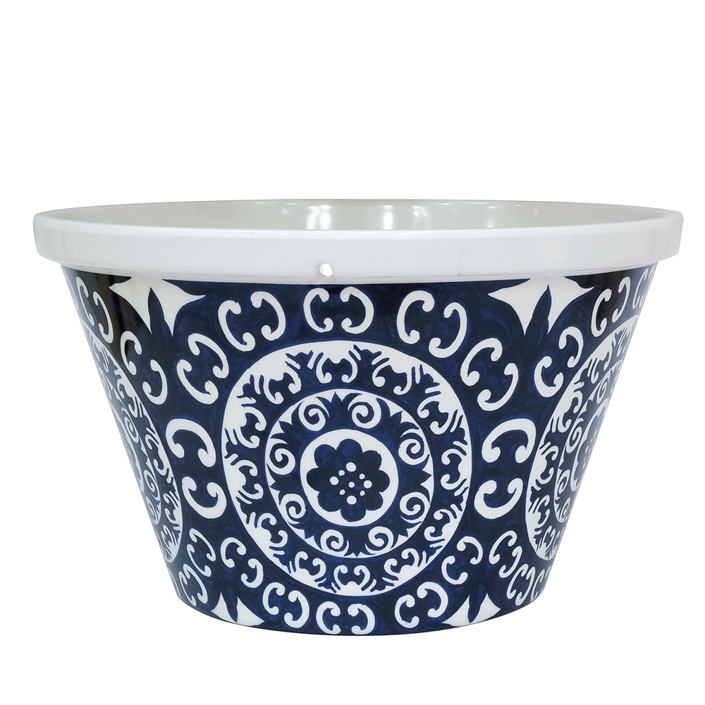  MM8908NVY Round 6.63-in W Small Multiple colors/finishes Resin Indoor/Outdoor Hanging planter