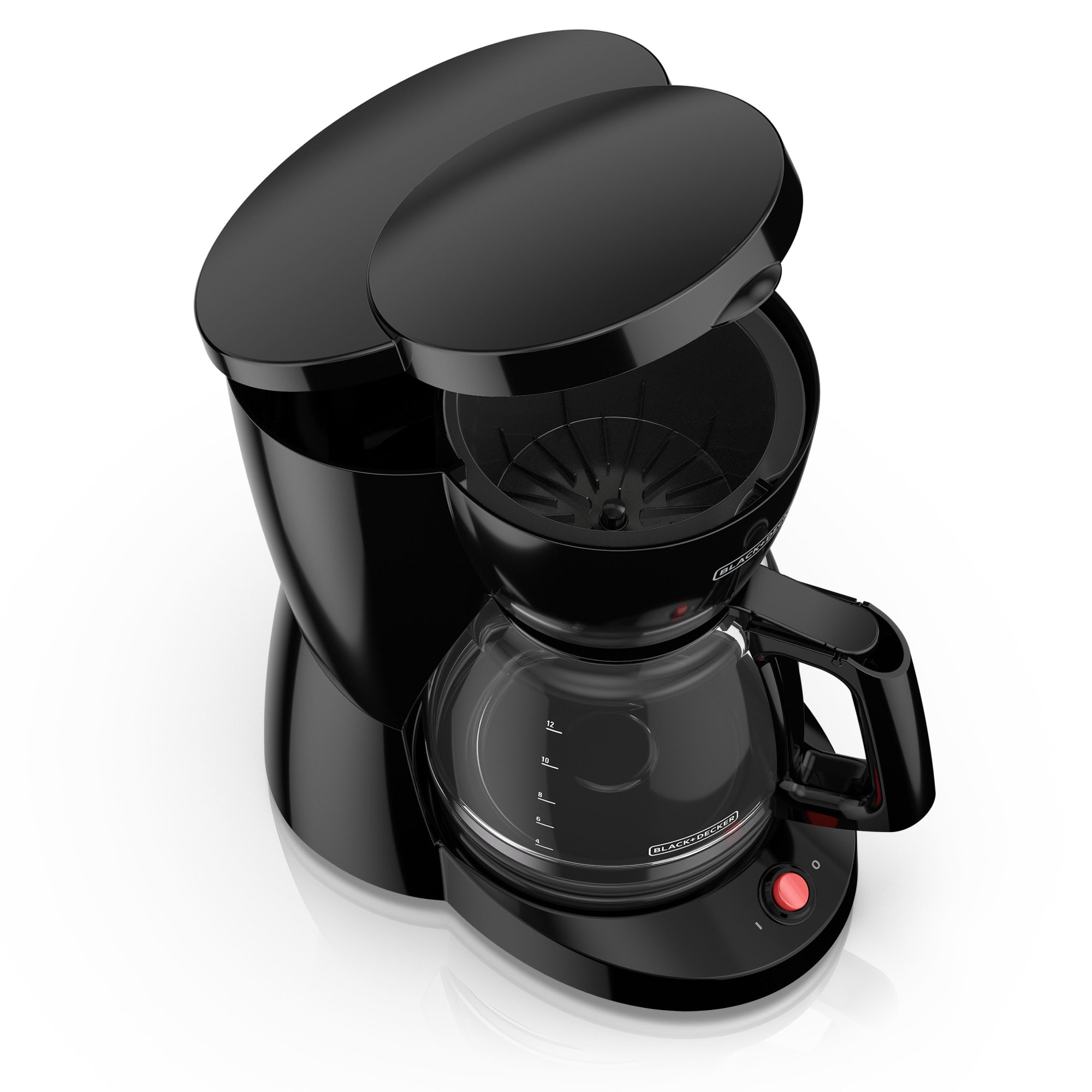 BLACK+DECKER 12-Cup Switch Coffee Maker, Duralife Glass Carafe, Black,  CM0940BD 