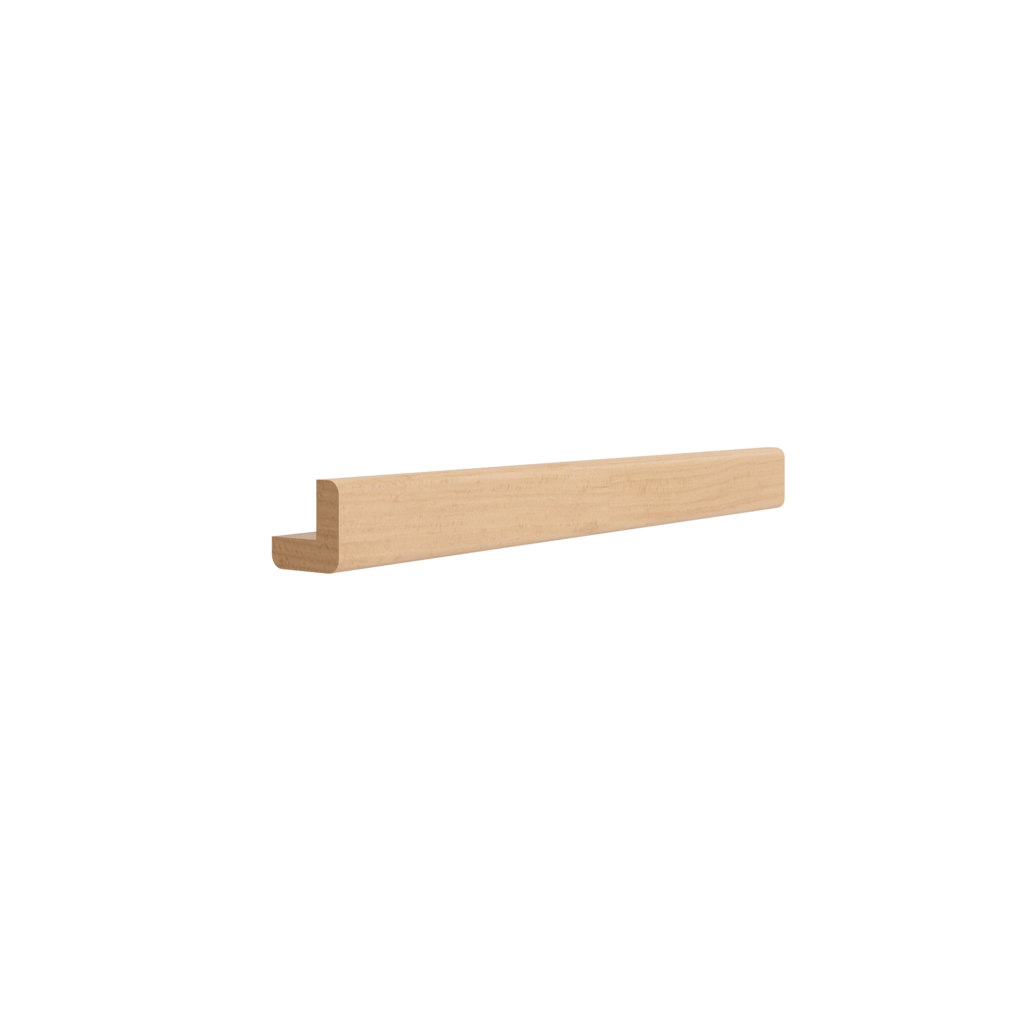RELIABILT L05-OCM Parkstone Chamfered Cabinet Moulding 1-in W x 96-in H x 2-in D Wheat Stained