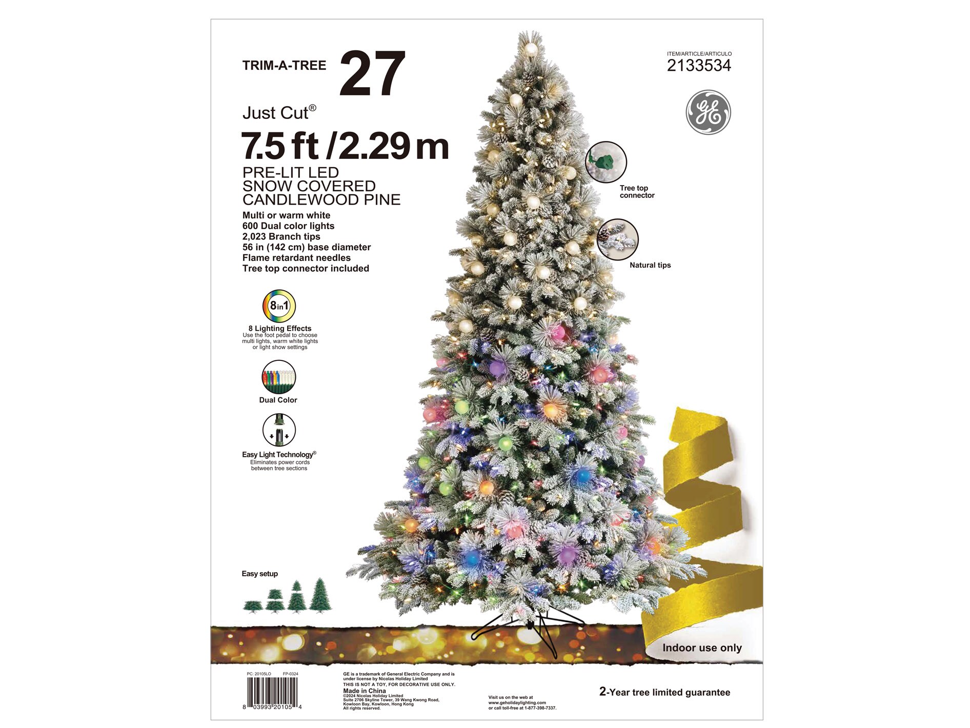 GE 20105LO Artificial-Christmas-Trees - View #22