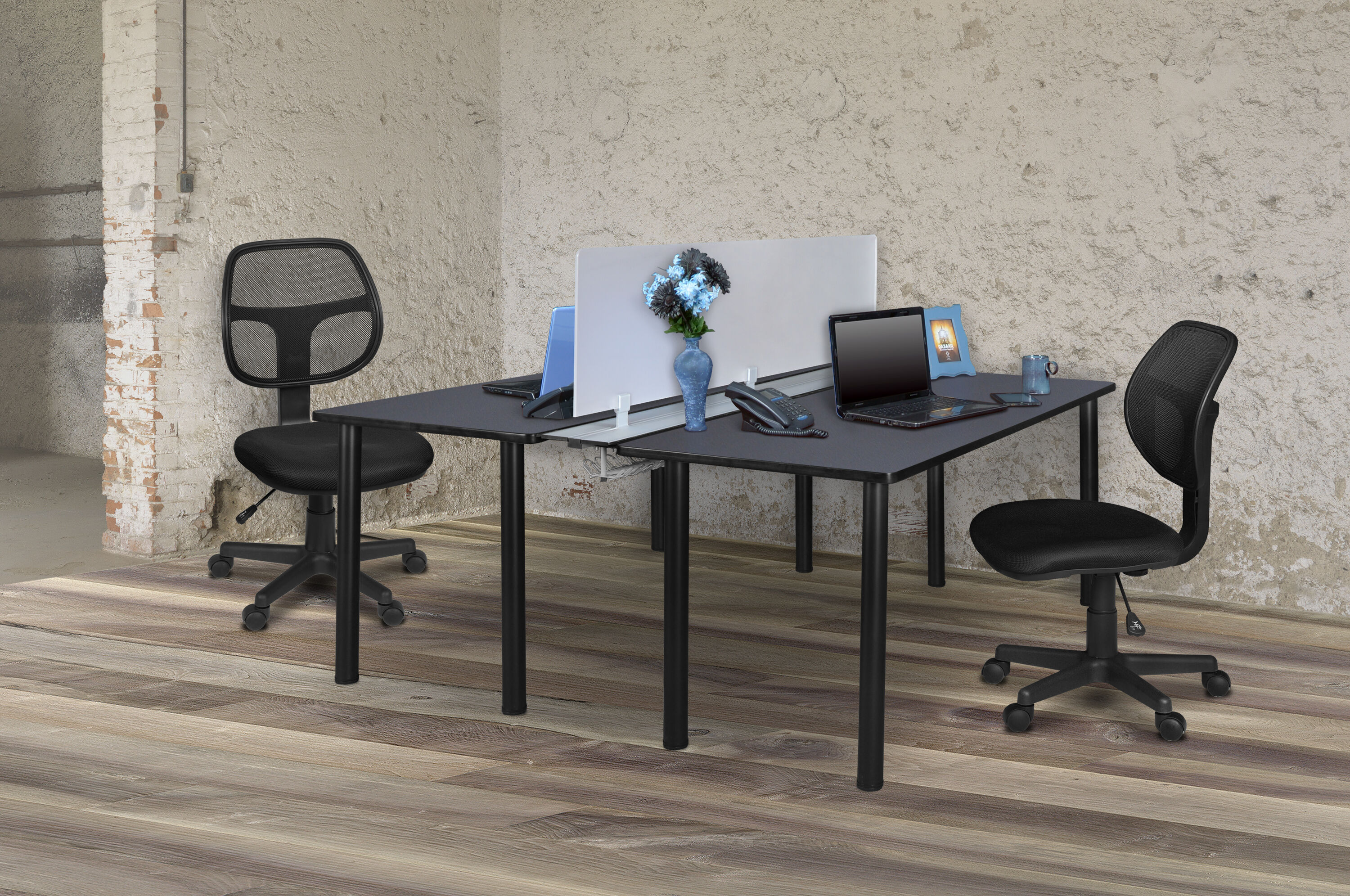 Regency MBSPD6624GYBPBK desks - View #7