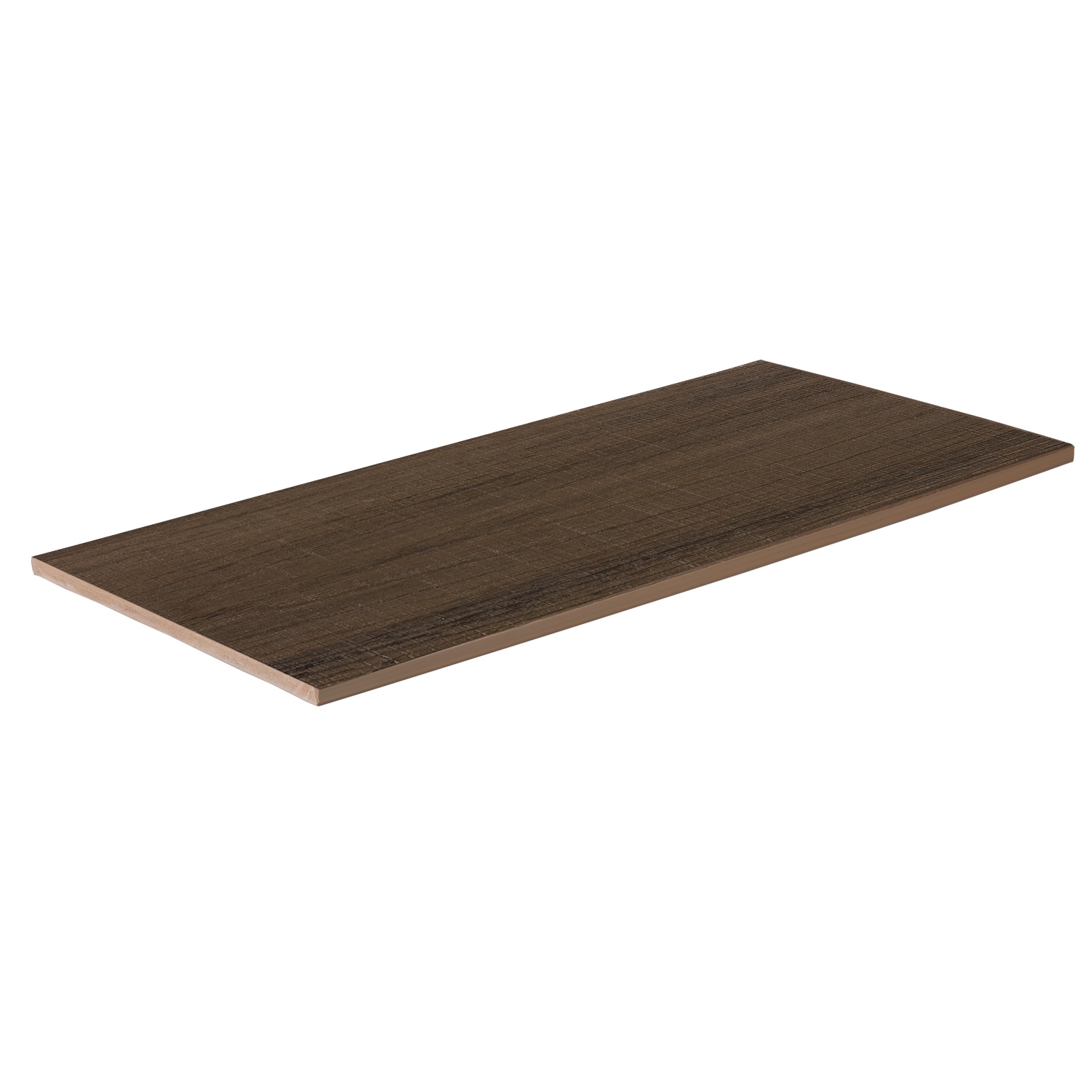 TimberTech ADR5117512AW Advanced Landmark 1/2-in x 12-in x 12-ft Composite American Walnut Fascia deck board