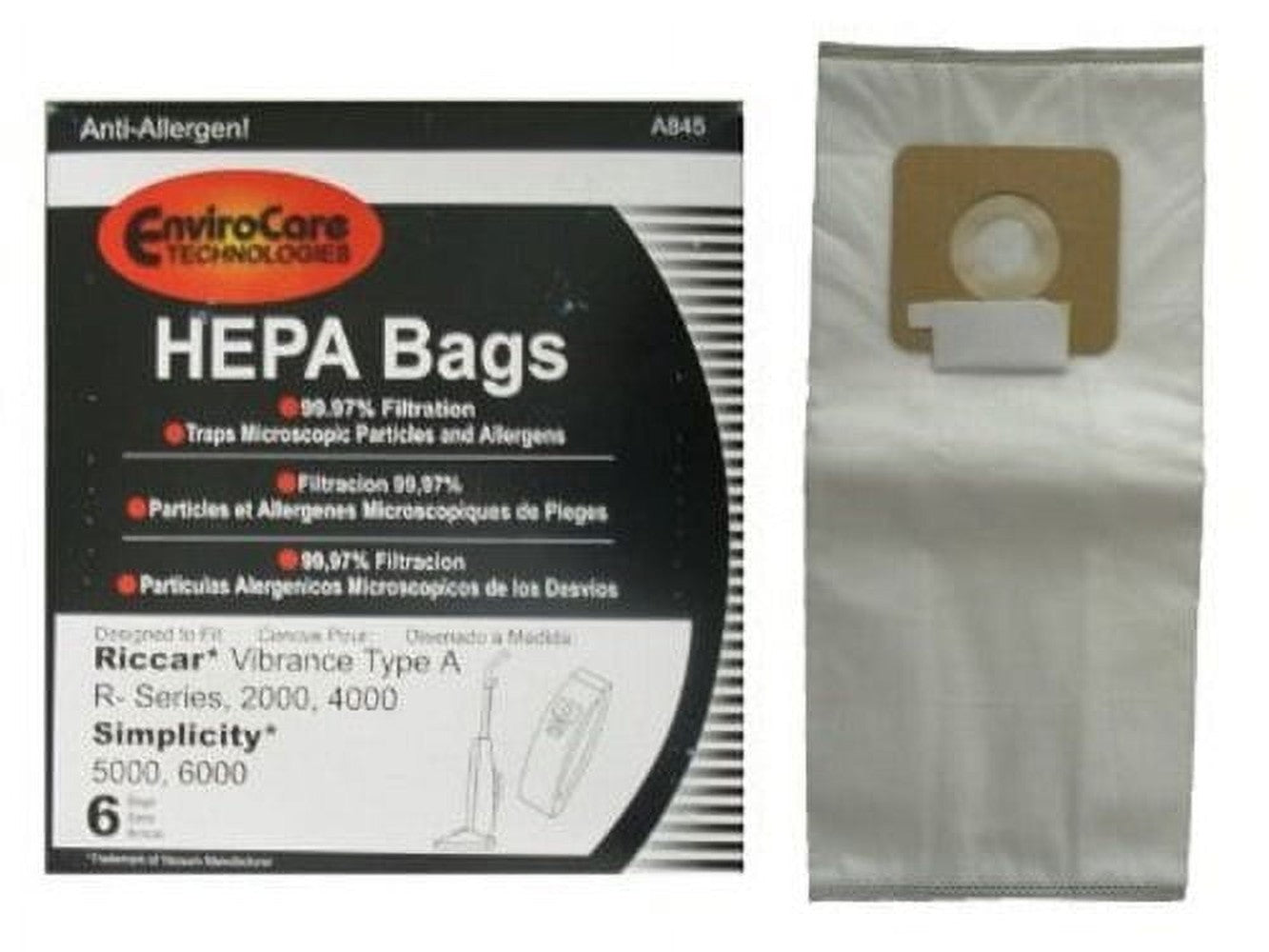 EnviroCare A845 Vacuum-Bags - View #3
