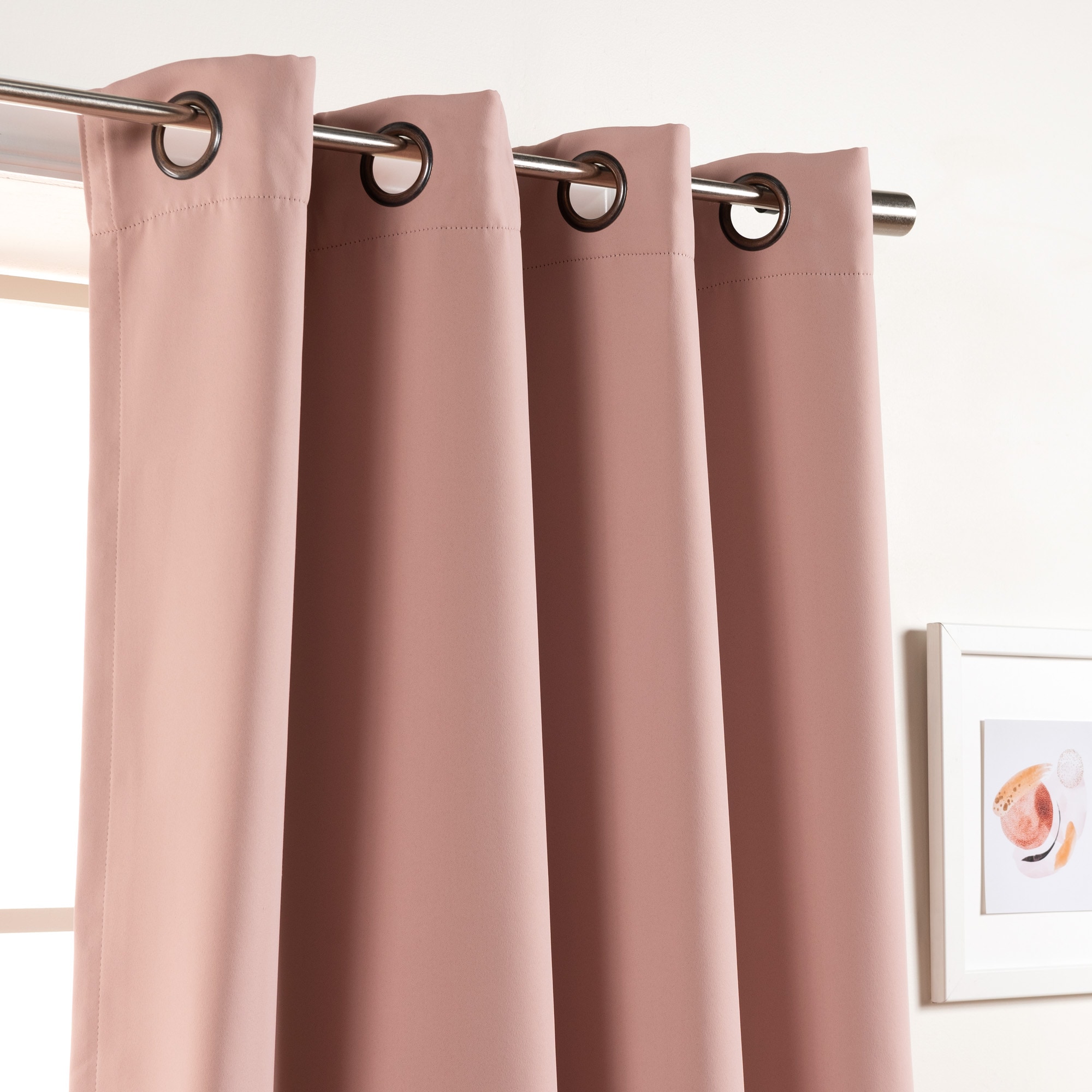 Best Home Fashion GROM-96-DUSTYPINK curtains - View #3