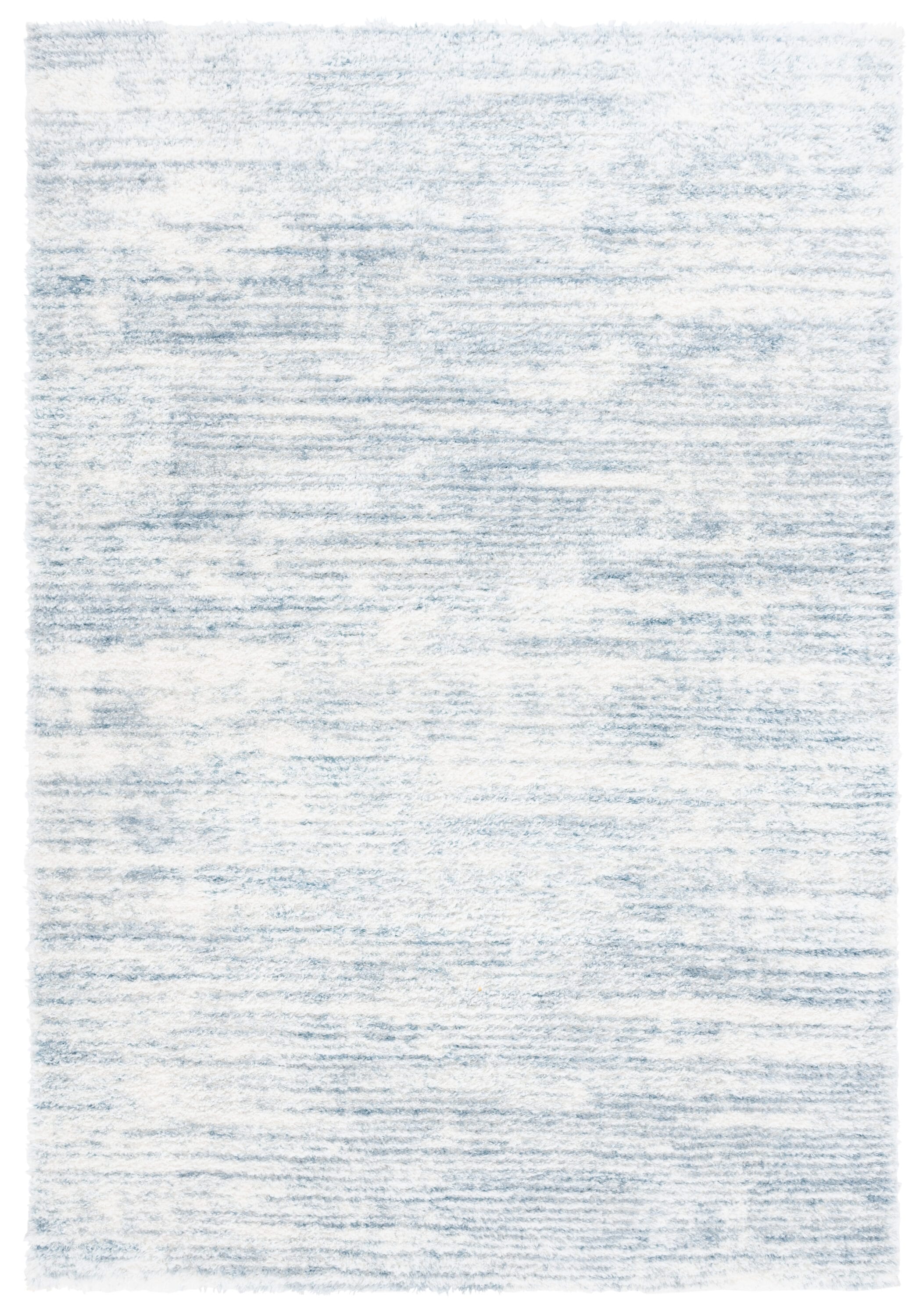 Safavieh THO653M-4 4 x 6 (ft) Loomed Polypropylene Blue/Ivory Rectangular Indoor Distressed/Overdyed Mid-Century Modern Area rug