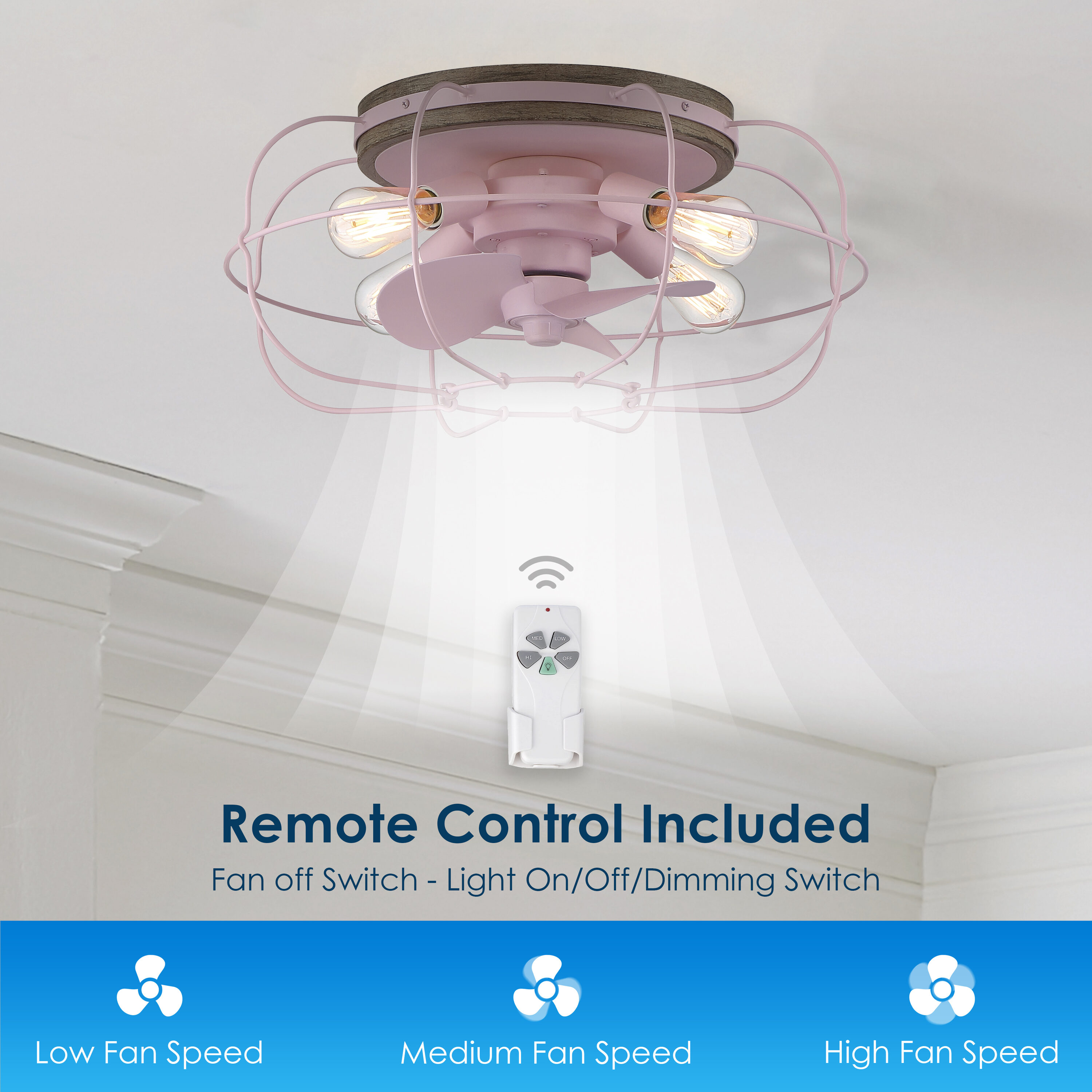 Arranmore Lighting & Fans AR-2339PK Ceiling-Fans - View #3